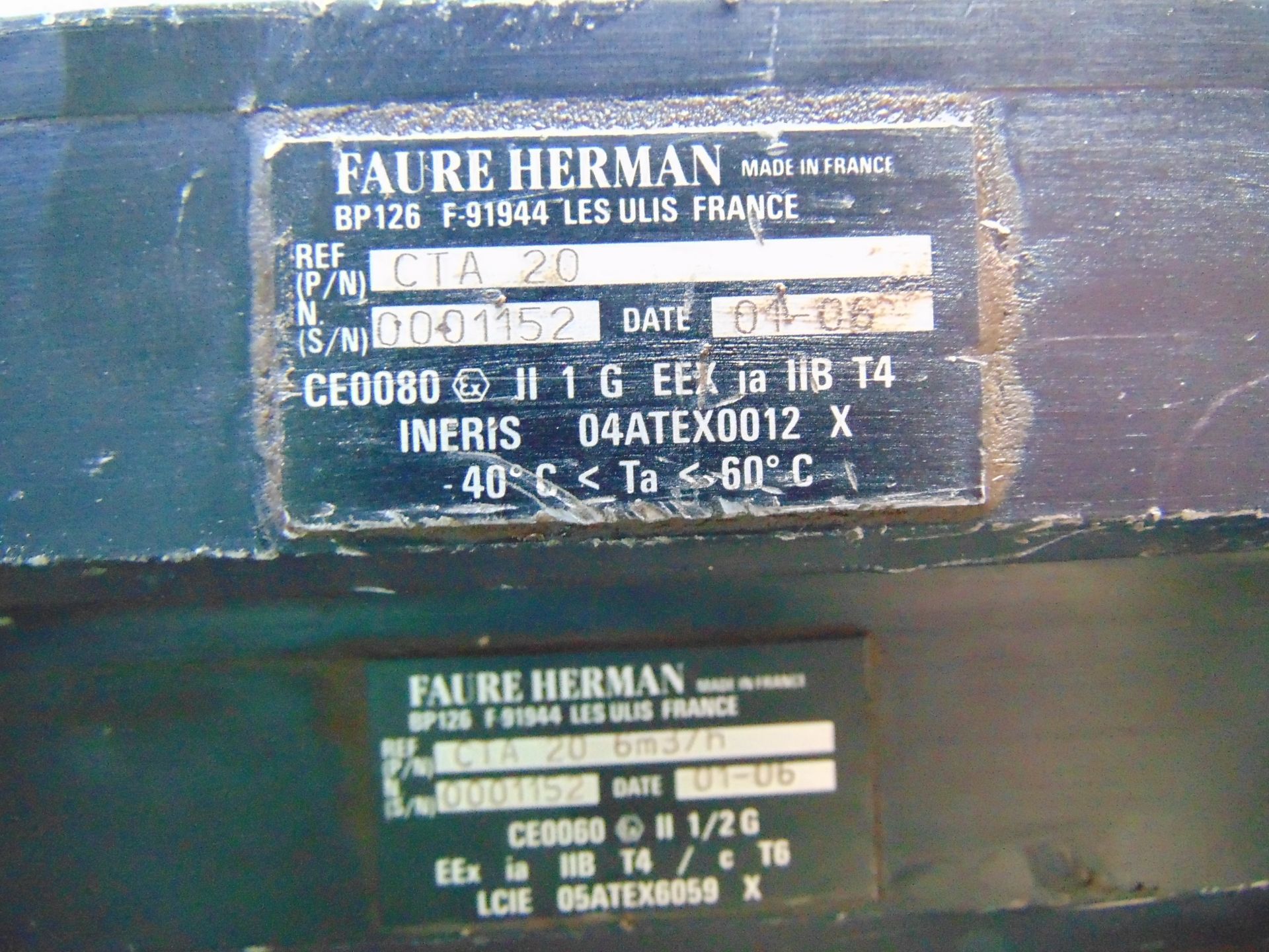 Faure Herman Autonomous Meter With Hose and Nozzle. - Bild 3 aus 3