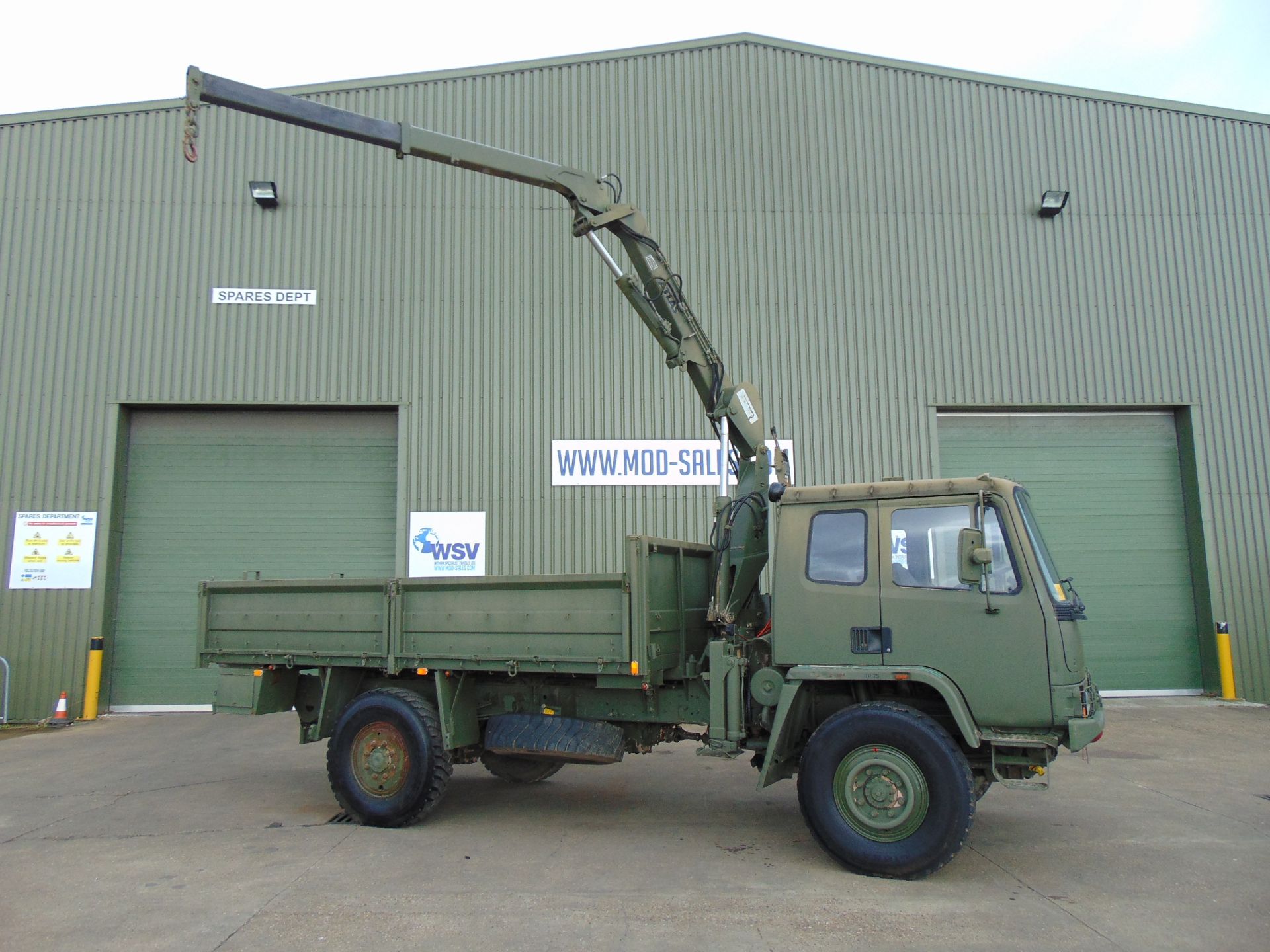 Leyland DAF 4X4 Truck complete with Atlas Crane - Image 3 of 28