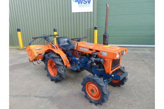 Kubota B7001 Compact Tractor with Rotovator - Image 2 of 17