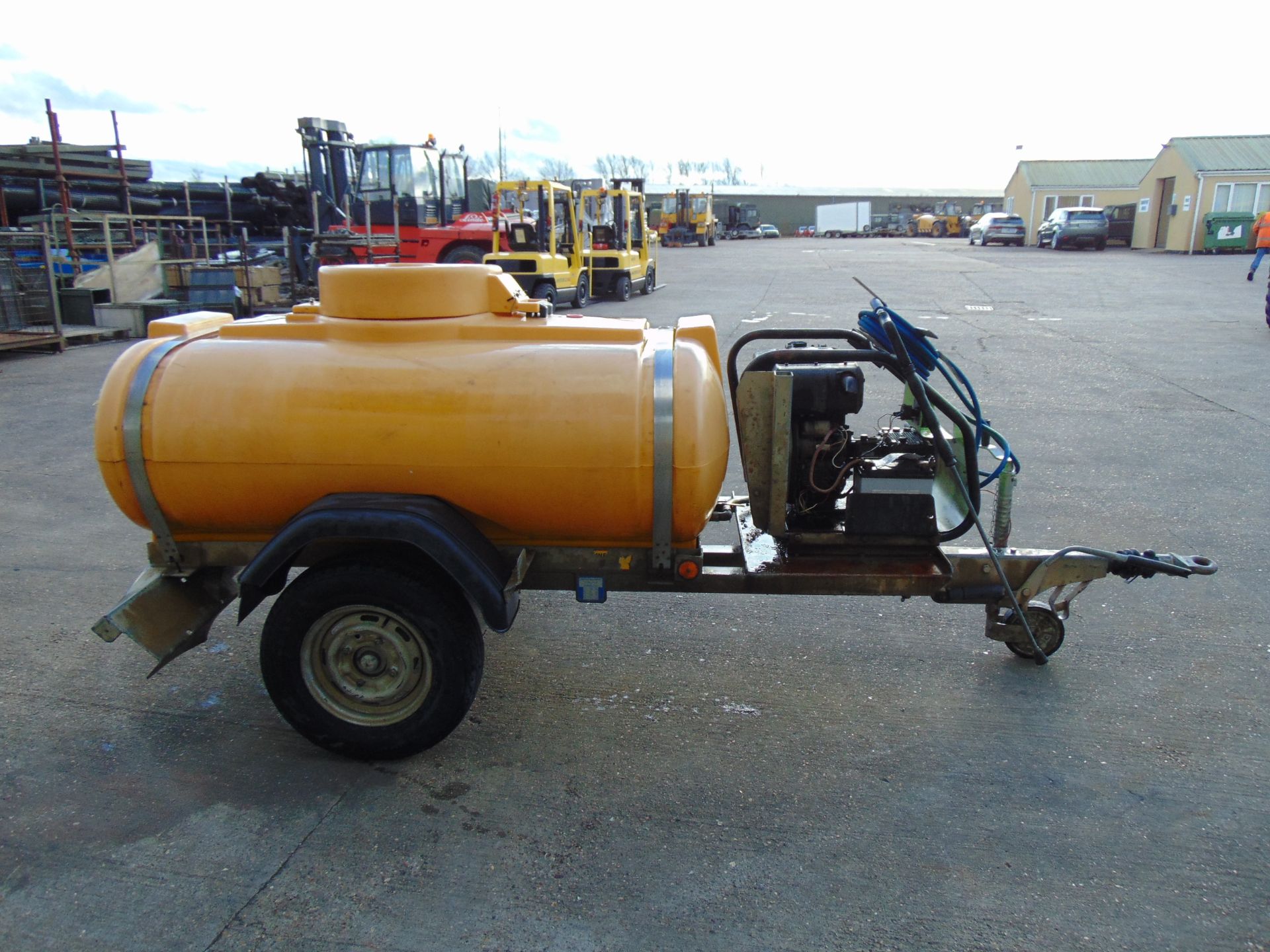 Trailer Mounted Pressure Washer with 1000 litre Water Tank and Yanmar Diesel Engine - Image 6 of 13