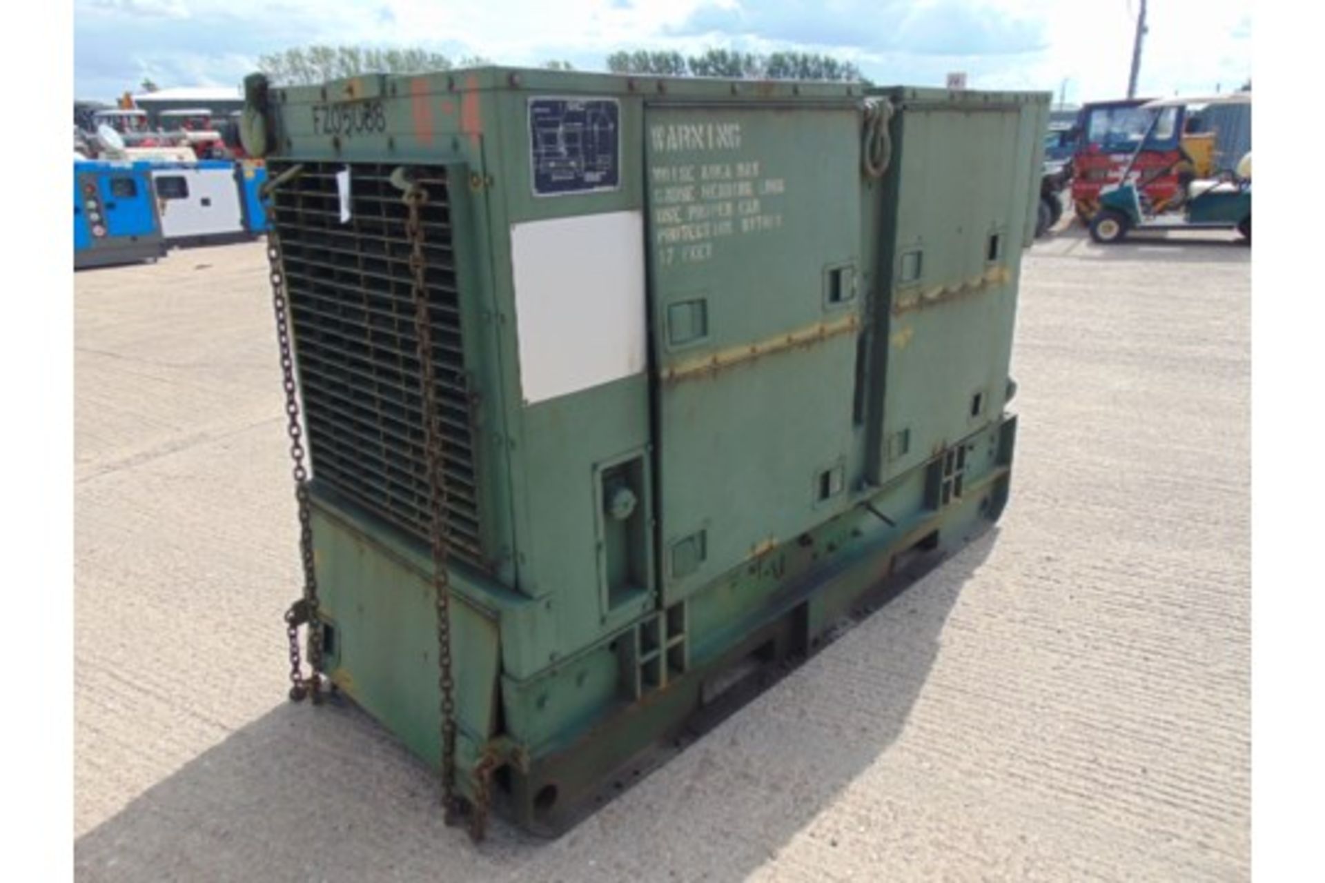 Allis Chalmers MEP-006A 60kW Diesel Generator Set 240/415 volt single/three phase ONLY 821 hours !!! - Image 5 of 21