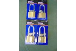 Qty 4 x Sealey Long Shackle Padlocks P/No PBCL60