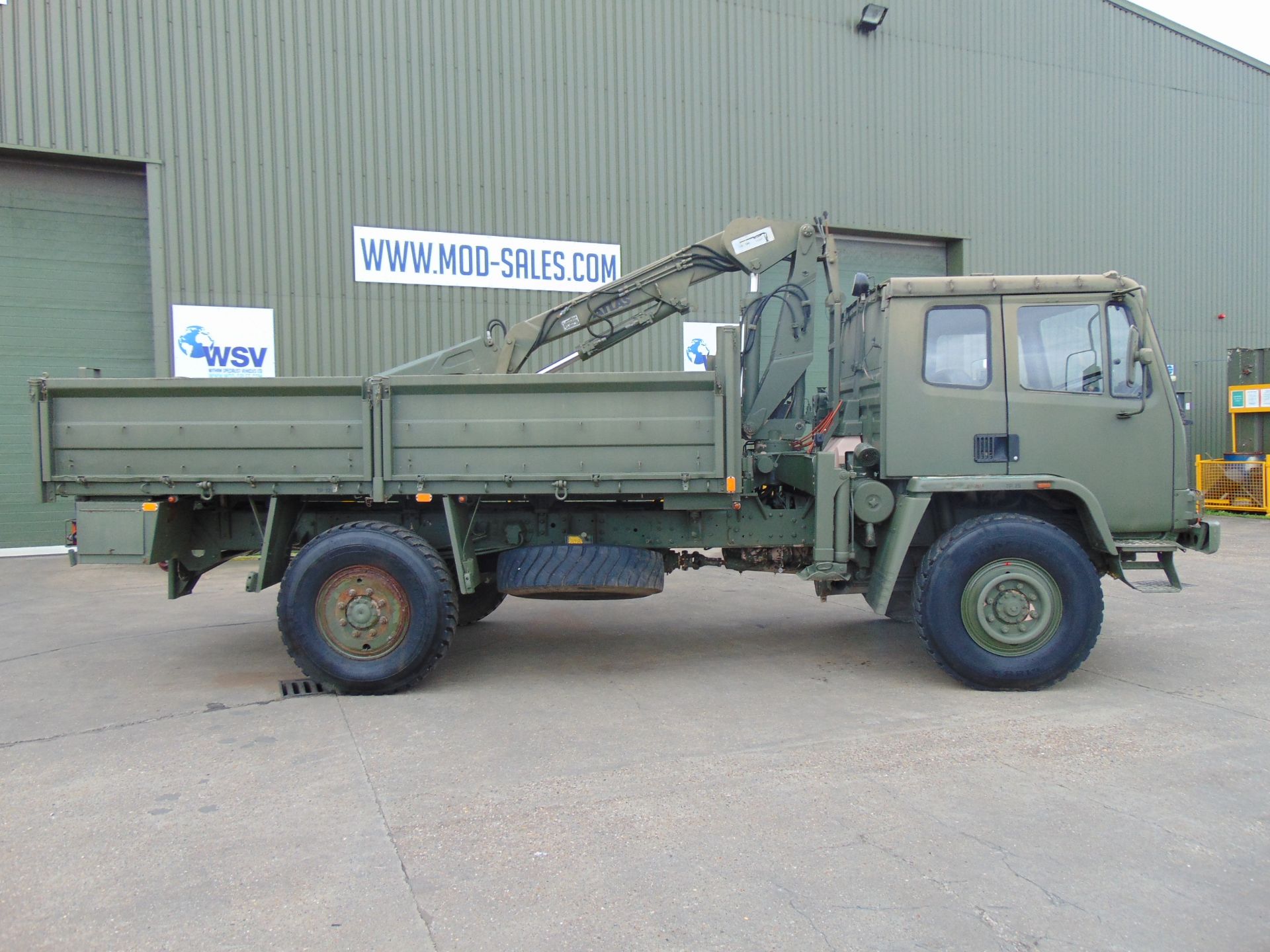 Leyland DAF 4X4 Truck complete with Atlas Crane - Image 11 of 28