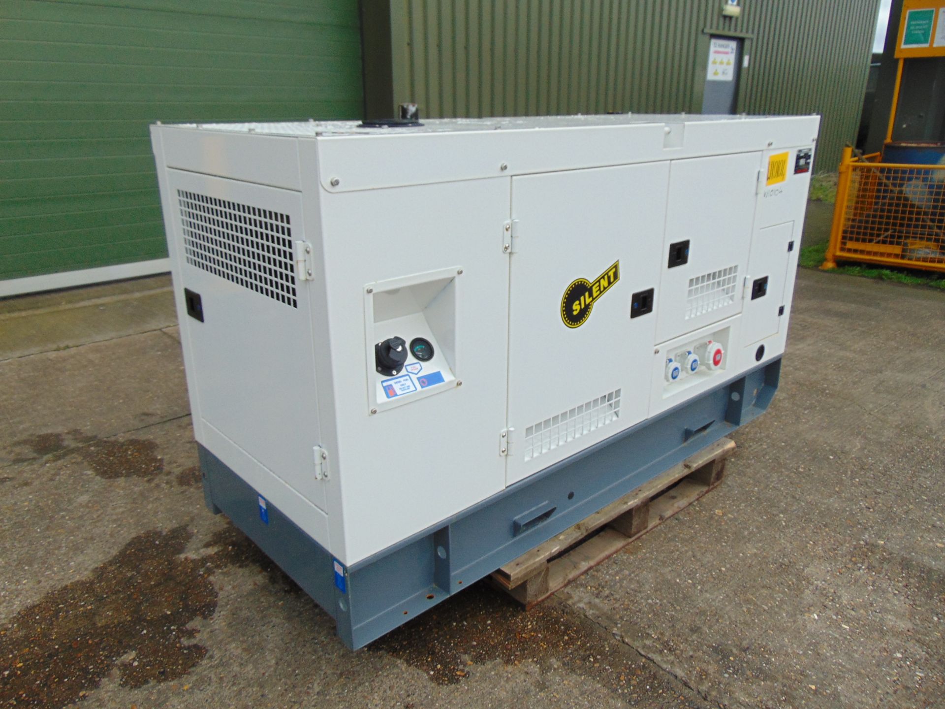 UNISSUED WITH TEST HOURS ONLY 70 KVA 3 Phase Silent Diesel Generator Set - Image 2 of 20
