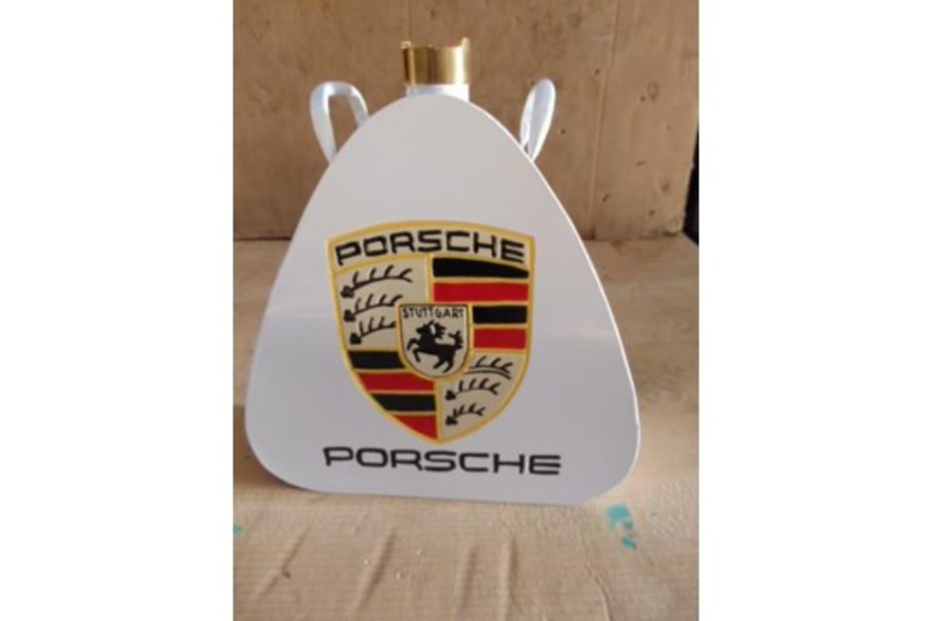 Reproduction Porsche Branded Oil Cans - Image 2 of 4