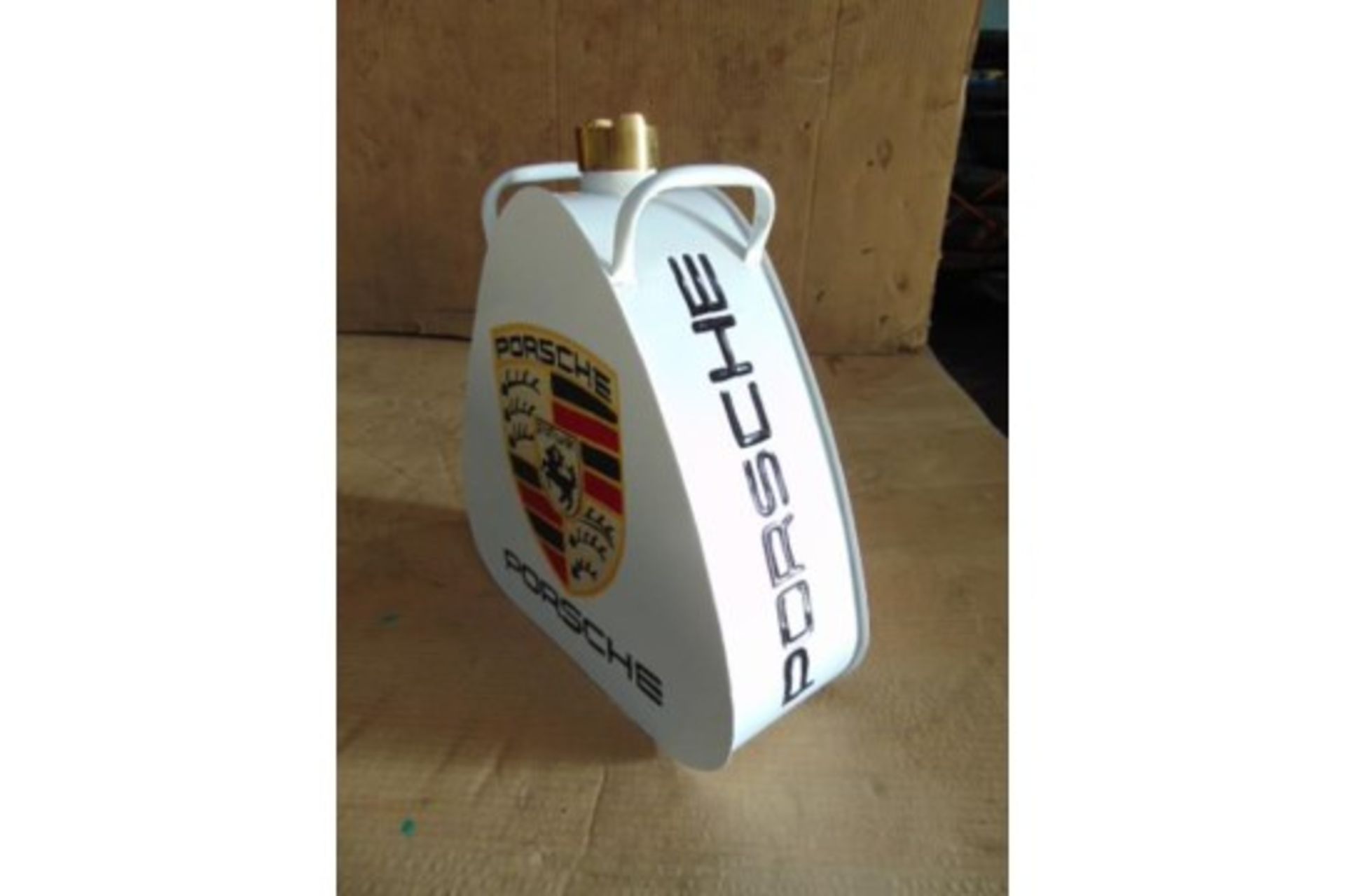 Reproduction Porsche Branded Oil Cans - Image 3 of 4