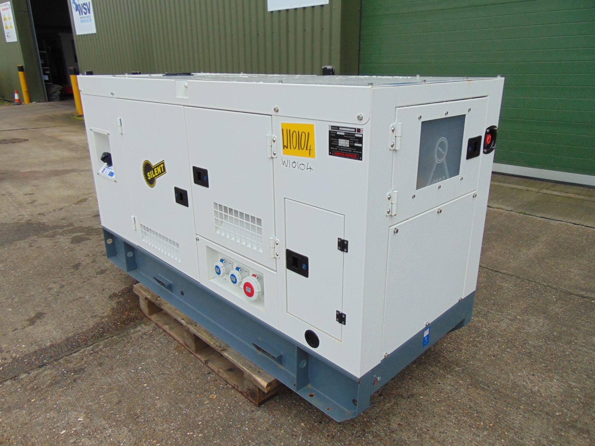 UNISSUED WITH TEST HOURS ONLY 70 KVA 3 Phase Silent Diesel Generator Set - Image 3 of 20