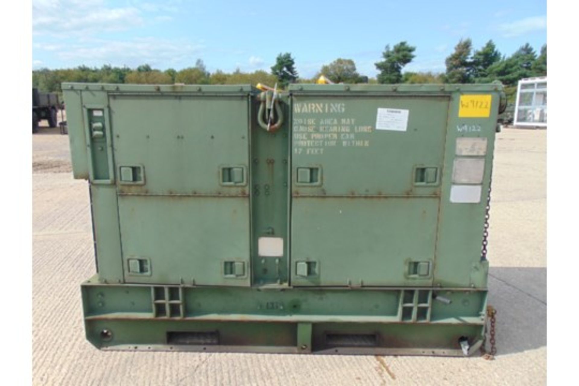 Allis Chalmers MEP-006A 60kW Diesel Generator Set 240/415 volt single/three phase ONLY 821 hours !!!
