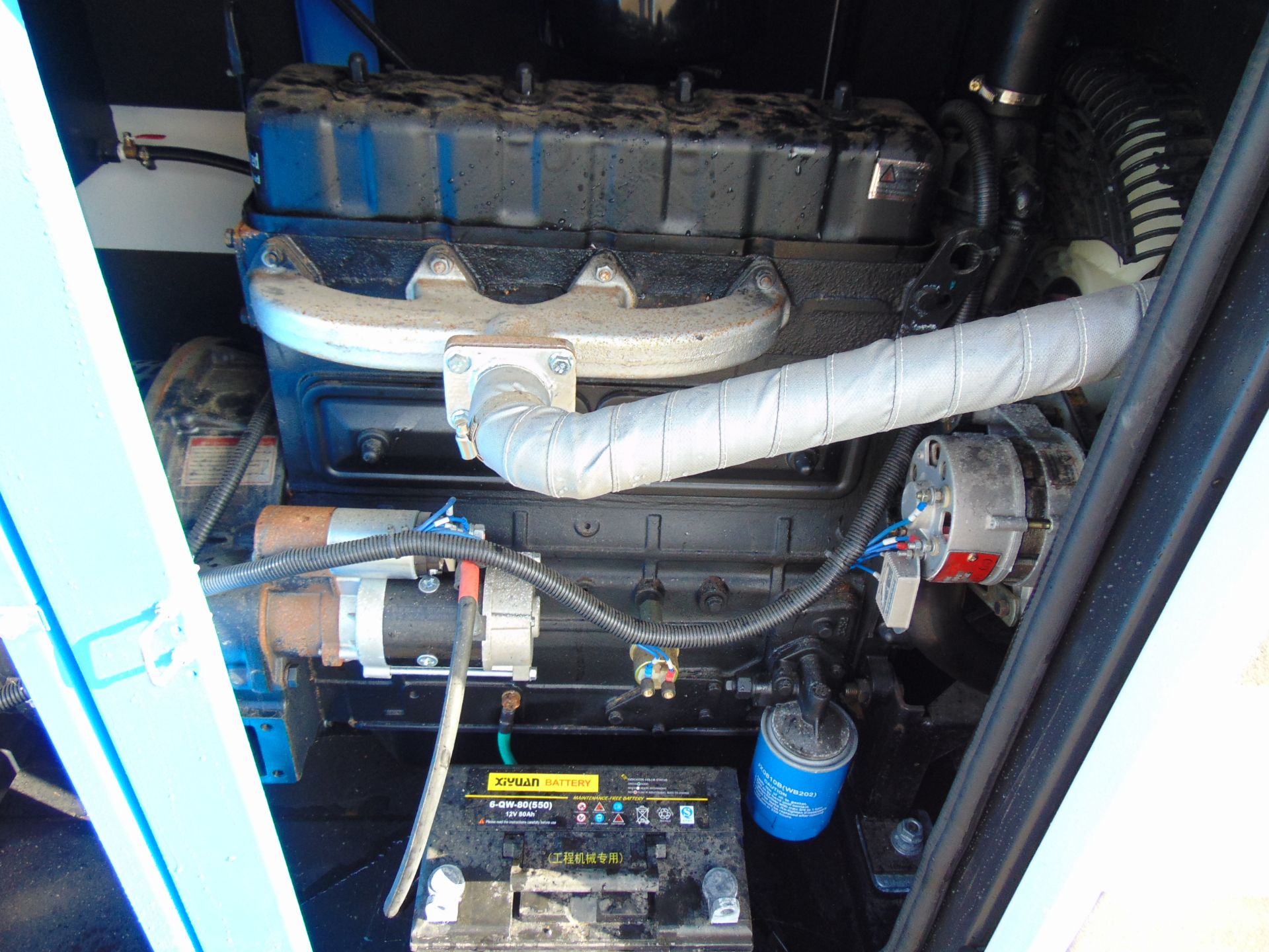 UNISSUED 30 KVA 3 Phase Silent Diesel Generator Set. This generator is 3 phase 230/400 volt 50 Hz - Image 10 of 19