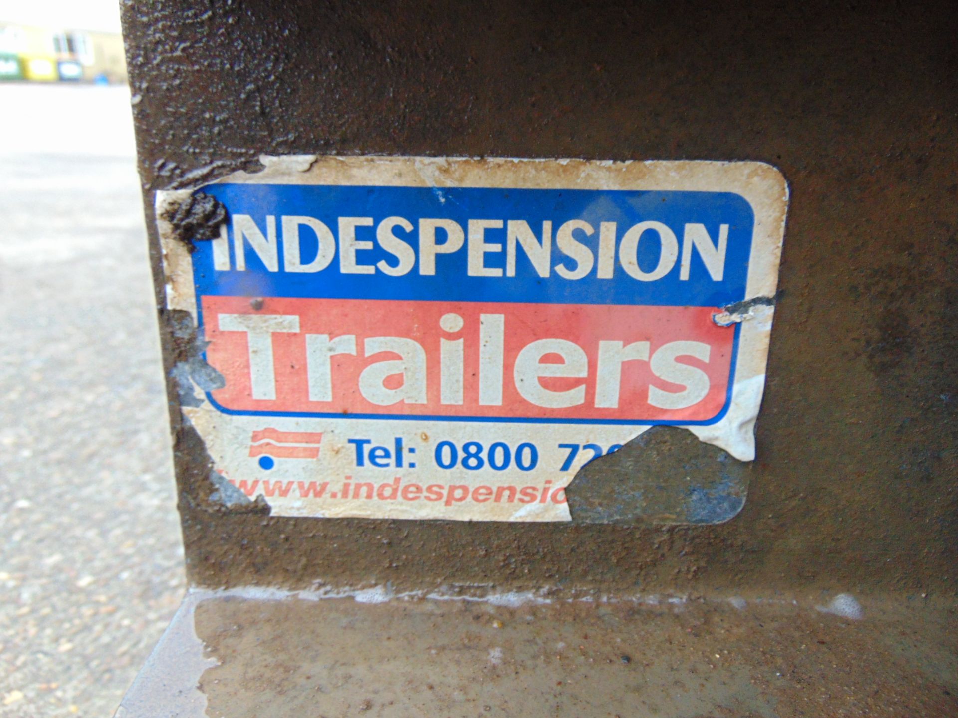Indespension Twin Axle Galvanised Plant Trailer C/W Rear Ramps - Image 13 of 13