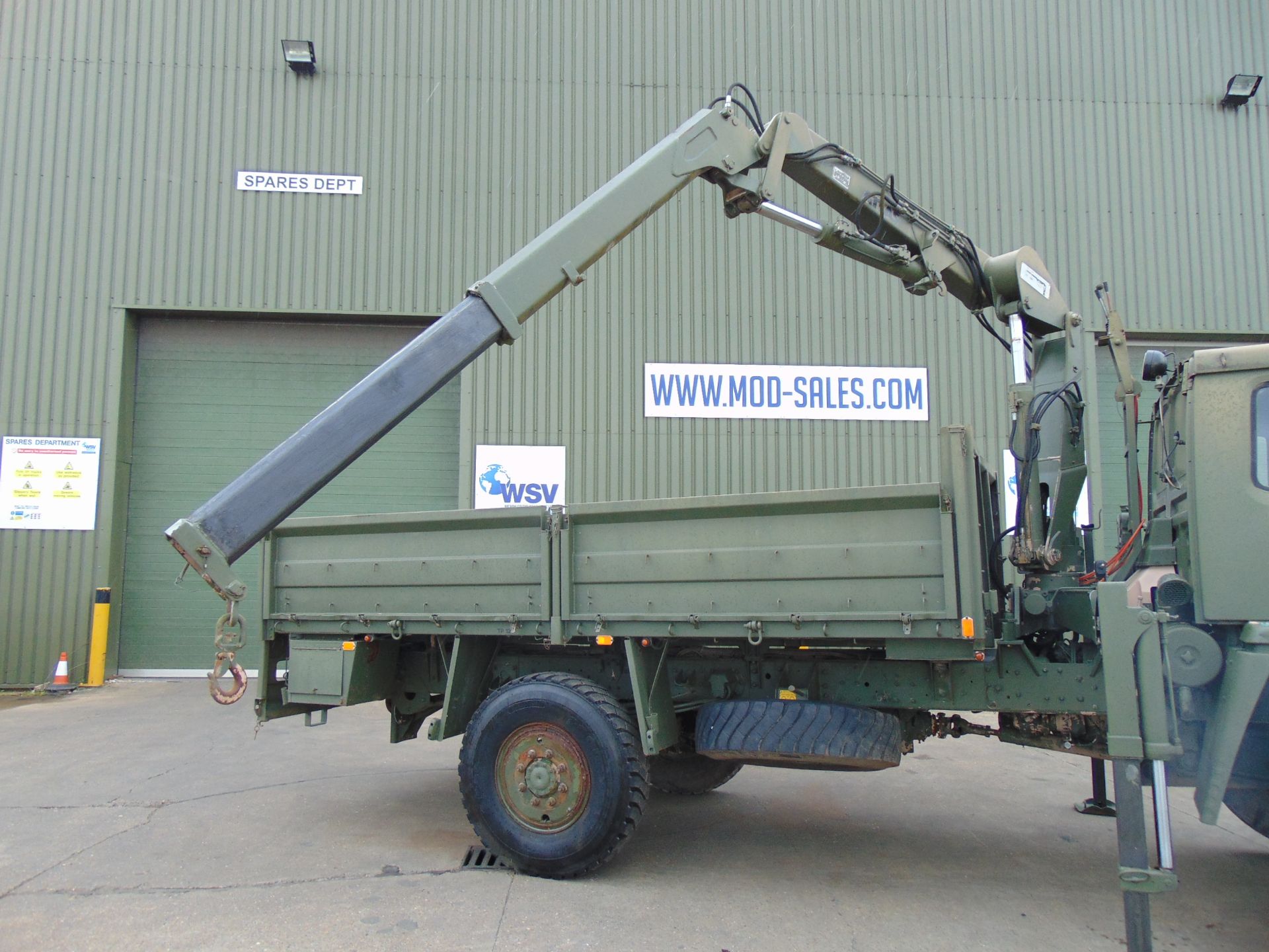 Leyland DAF 4X4 Truck complete with Atlas Crane - Image 6 of 28