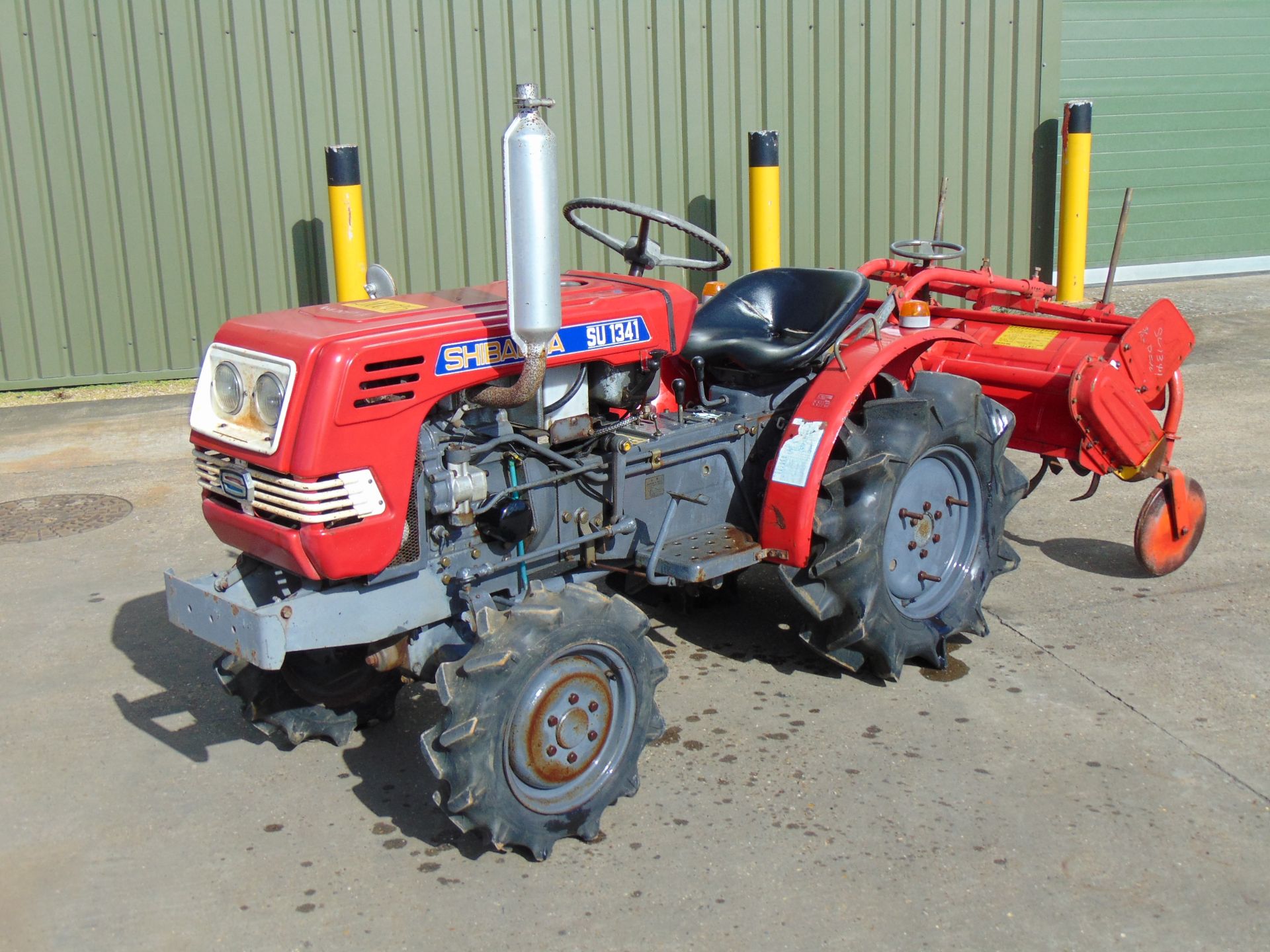 Shibaura SU1341 4WD Compact Tractor c/w Rotovator ONLY 660 HOURS!!!