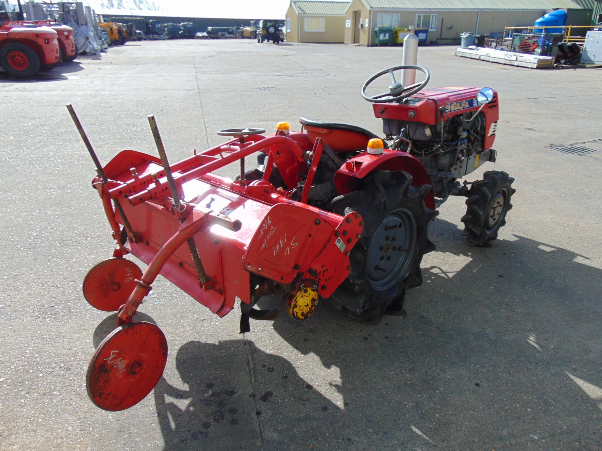 Shibaura SU1341 4WD Compact Tractor c/w Rotovator ONLY 660 HOURS!!! - Image 6 of 14