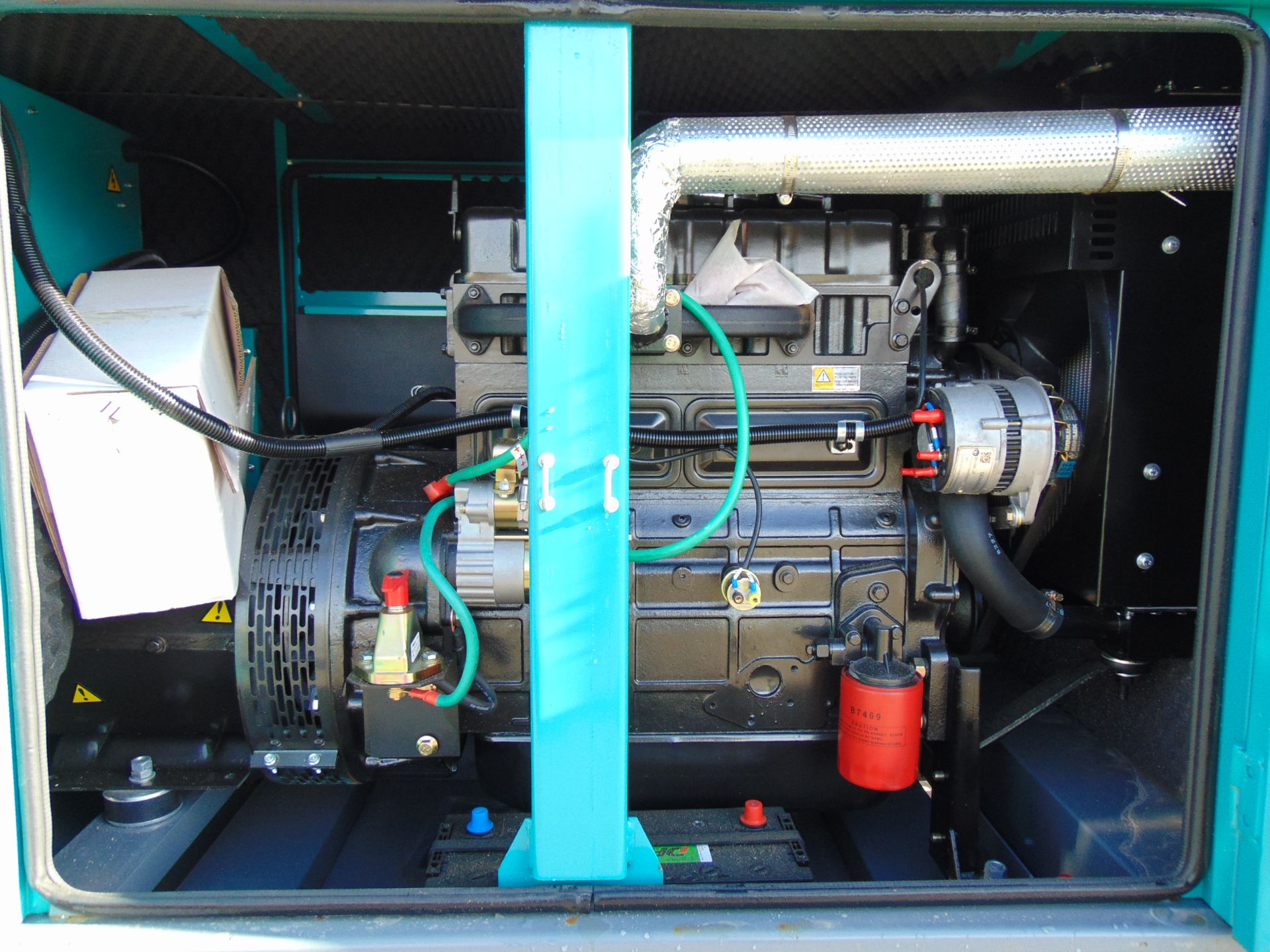 UNISSUED 50 KVA 3 Phase Silent Diesel Generator. - Image 9 of 18