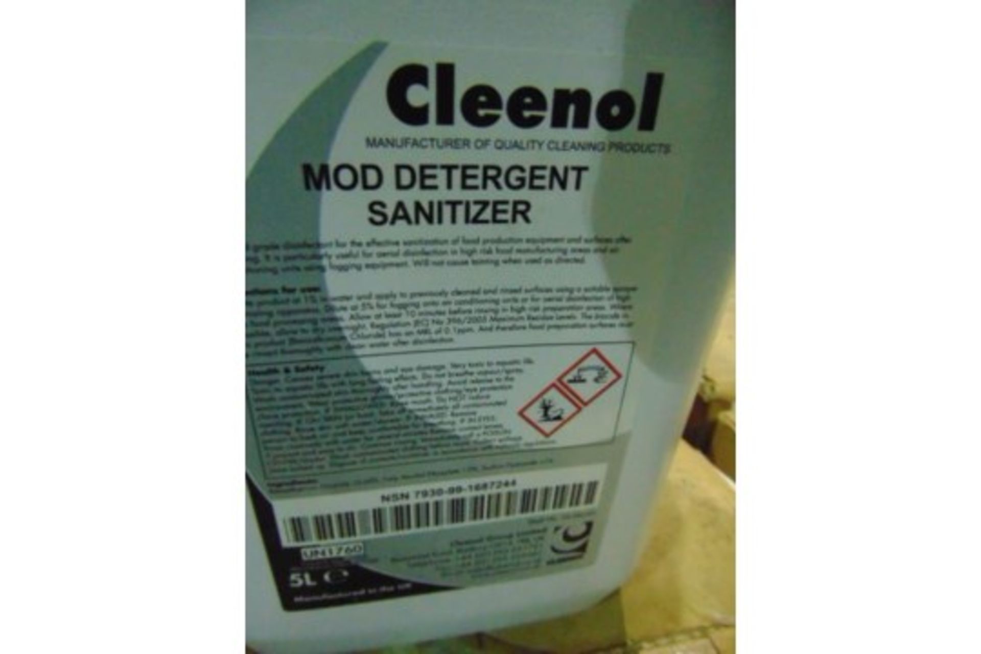 Qty 41 x 5 Ltr Mod Detergent Sanitizer - Image 2 of 2