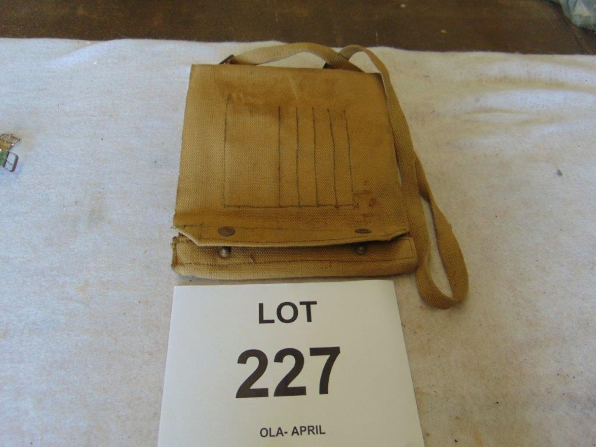 WW 2 Officers Map case marked W & G Co 1944