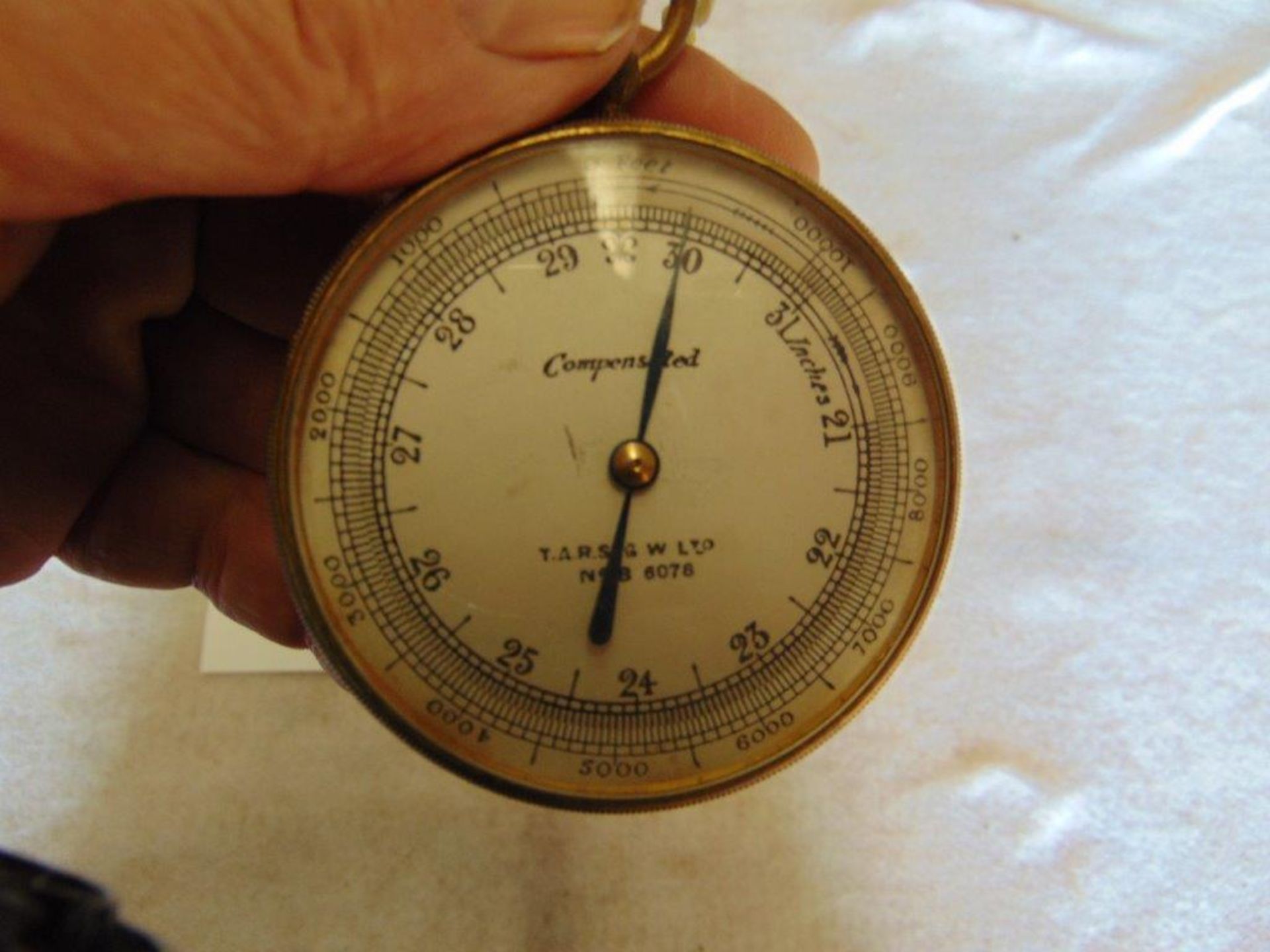 TARS & W Ltd Compensated Military Barometer Sno 6078 - Image 2 of 3