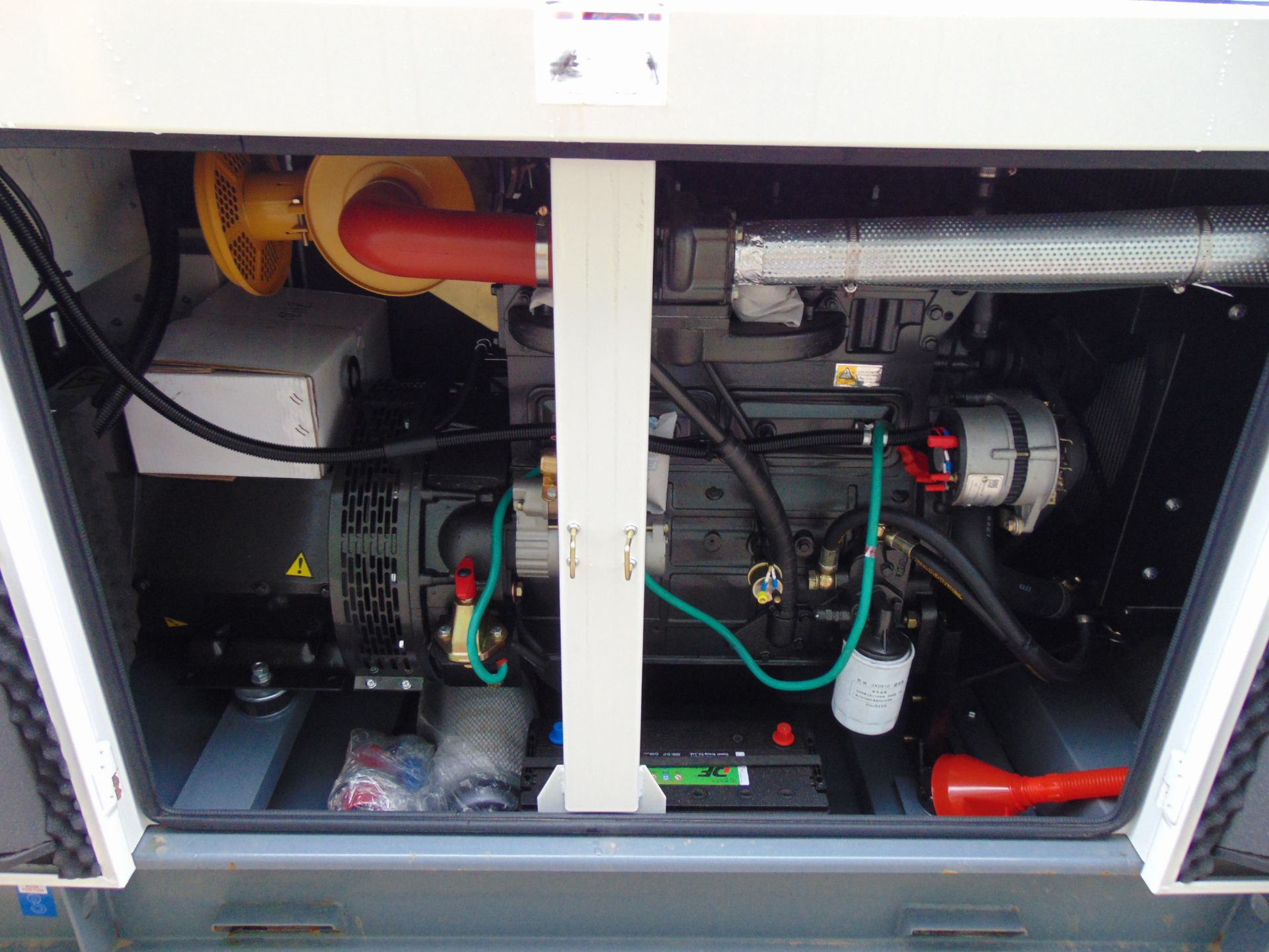 UNISSUED WITH TEST HOURS ONLY 70 KVA 3 Phase Silent Diesel Generator Set - Image 14 of 19