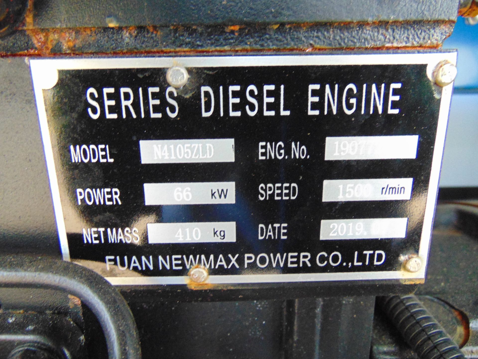 UNISSUED WITH TEST HOURS ONLY 70 KVA 3 Phase Silent Diesel Generator Set - Image 13 of 16