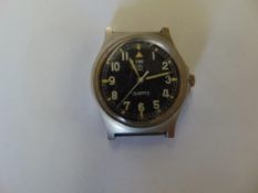 CWC Fat Boy Case W10 Watch dated 1980 ( Falklands War issue ) Untried Untested no battery