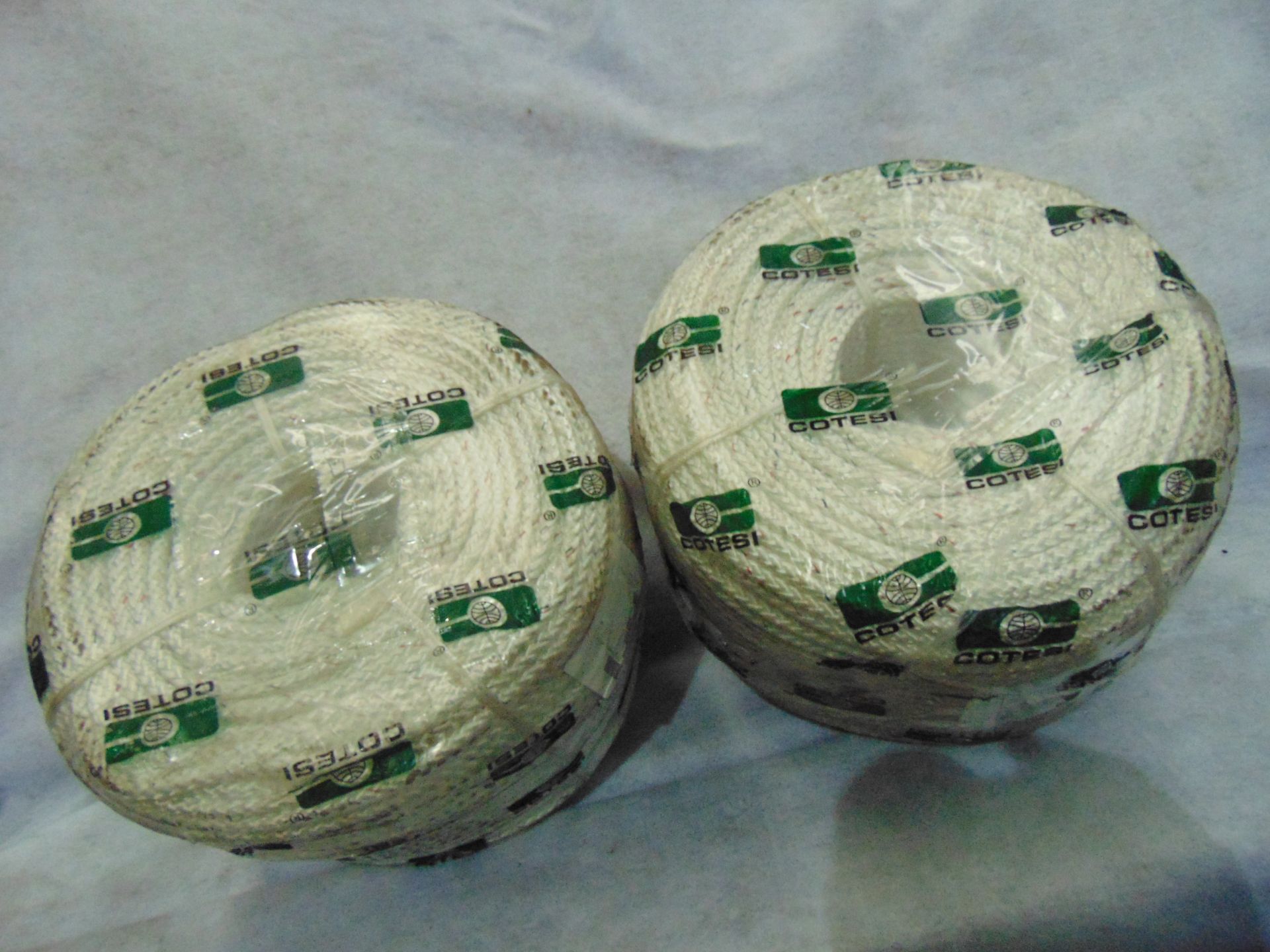 2 x UNISSUED 220Mtr Coil of 9mm Dia Polyester Cord - Image 3 of 3