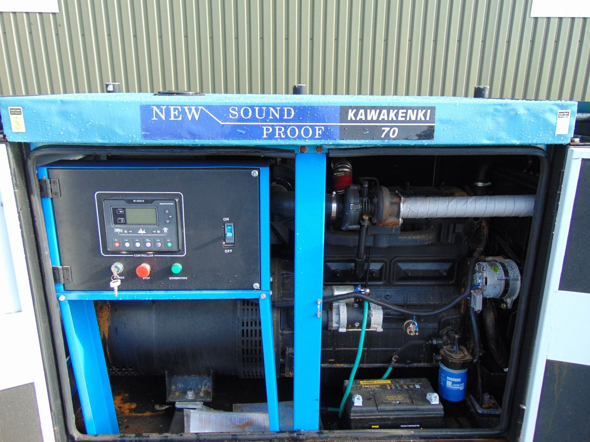 UNISSUED WITH TEST HOURS ONLY 70 KVA 3 Phase Silent Diesel Generator Set - Image 7 of 16