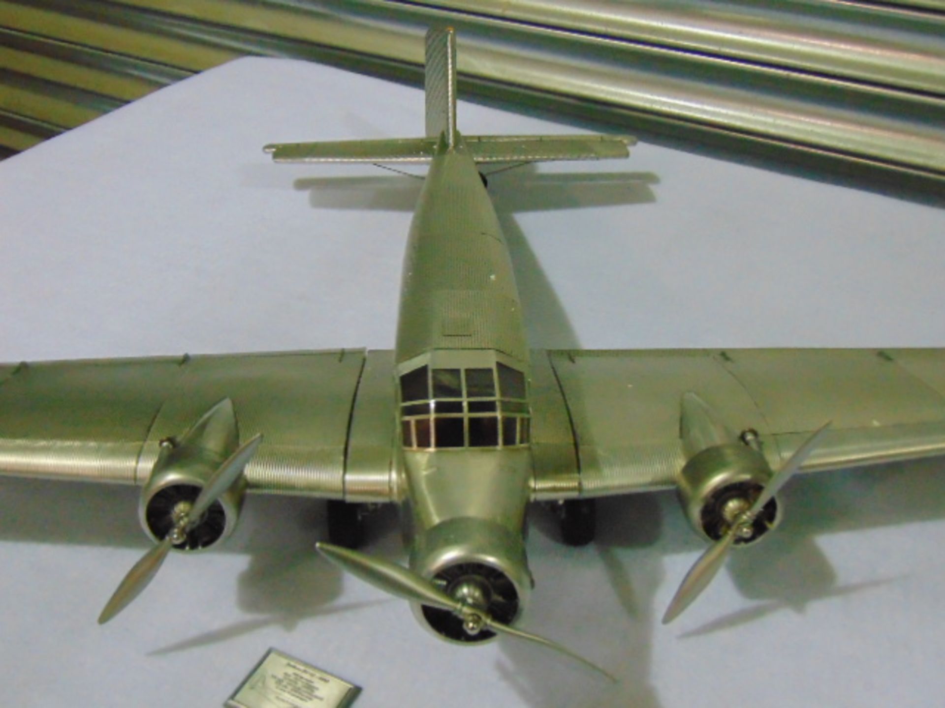 Junkers Ju 52 "Iron Annie" Aluminium Scale Model - Image 7 of 9