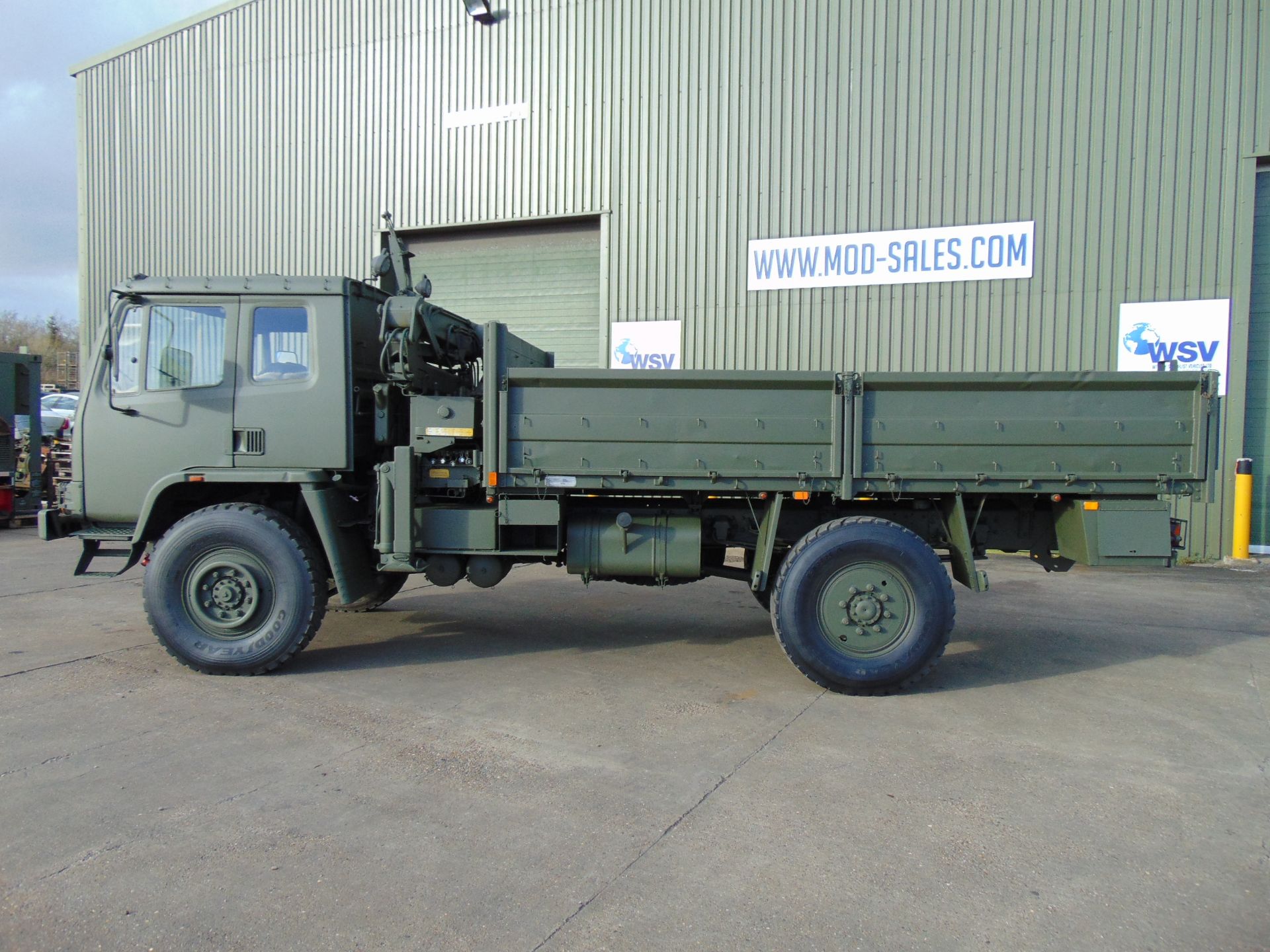 Leyland DAF 4X4 Truck complete with Atlas Crane - Image 26 of 36