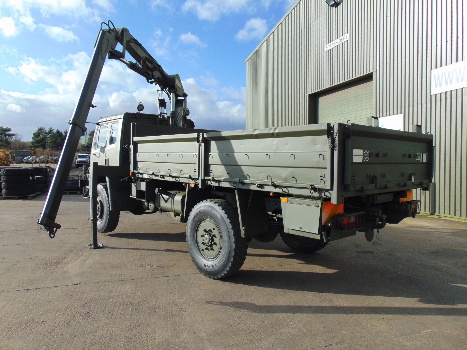 Leyland DAF 4X4 Truck complete with Atlas Crane - Image 6 of 36