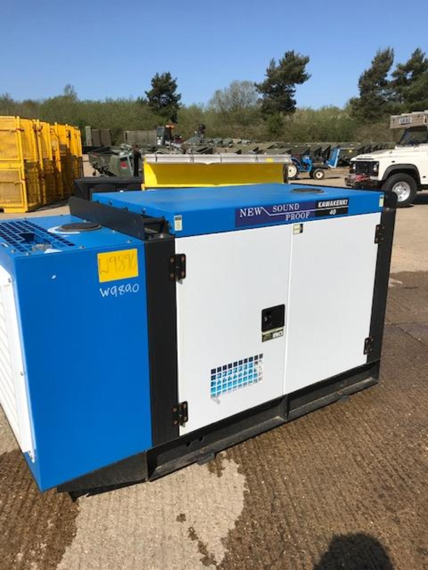 40 KVA SILENCED DIESEL GENERATOR 50 C/S NEW AND UNUSED