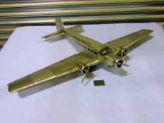 Junkers Ju 52 "Iron Annie" Aluminium Scale Model