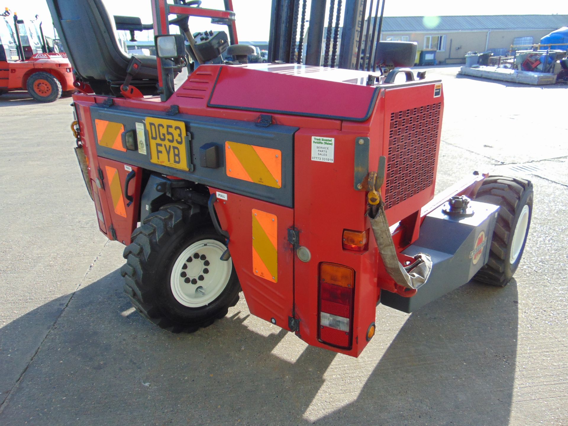 2003 Moffett Mounty M2003 Truck Mounted Forklift complete with Meijer Hydraulic Extension Forks - Image 4 of 22