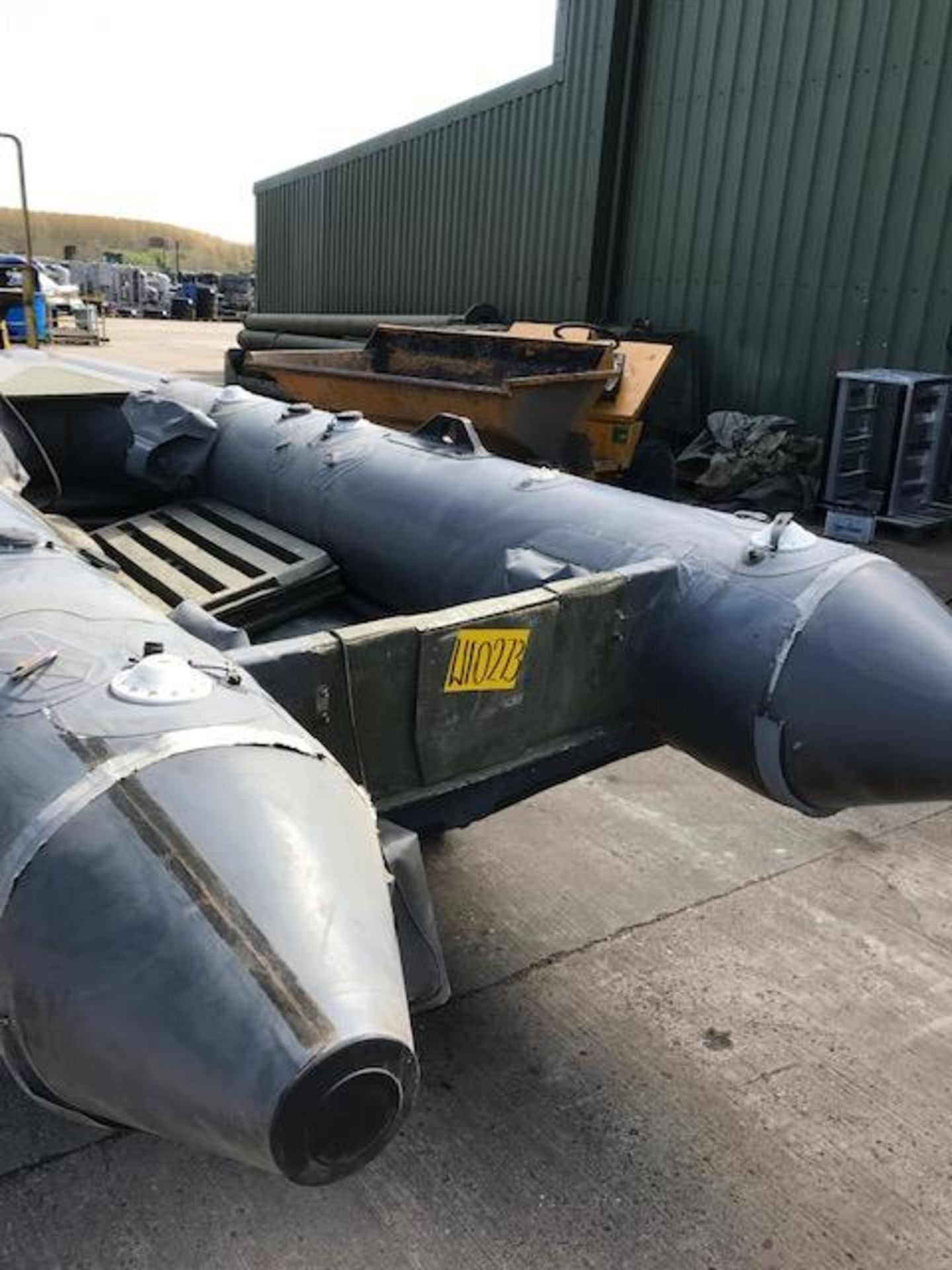 You are bidding for an Inflatable 10 ft Rib with galvanised launching ...
