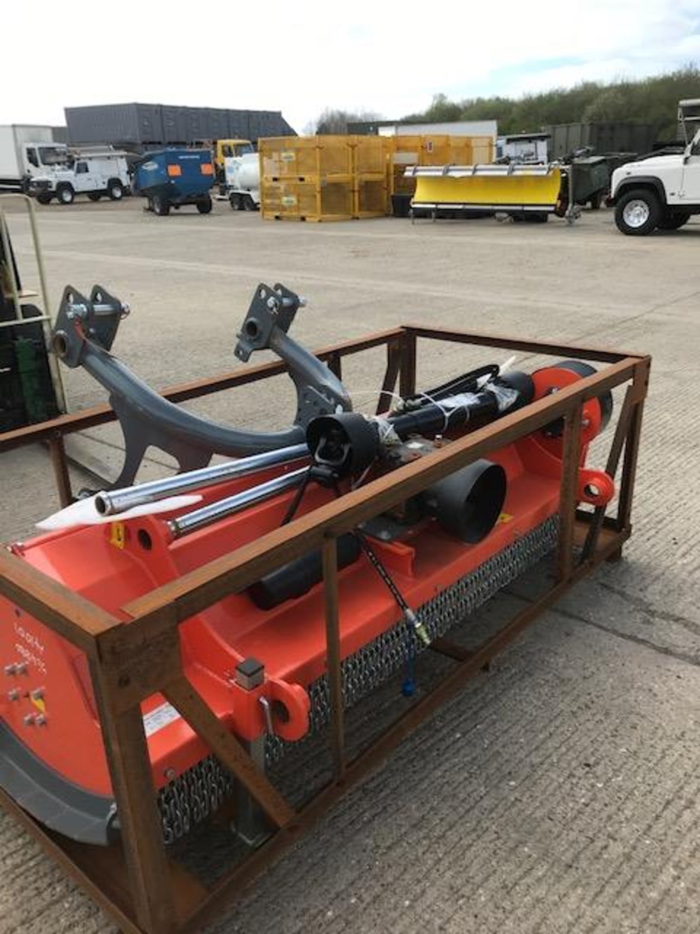 New and Unused Manufactured 2019 Flail Mower with Roller and Hydraulic Side shift - Image 2 of 6