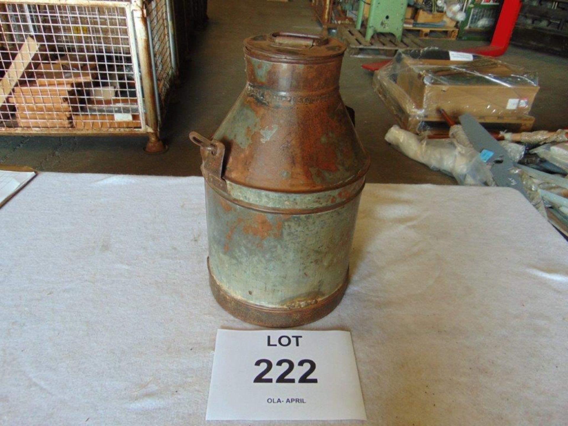 WW2 Water Container found in Normandy possibly German Army