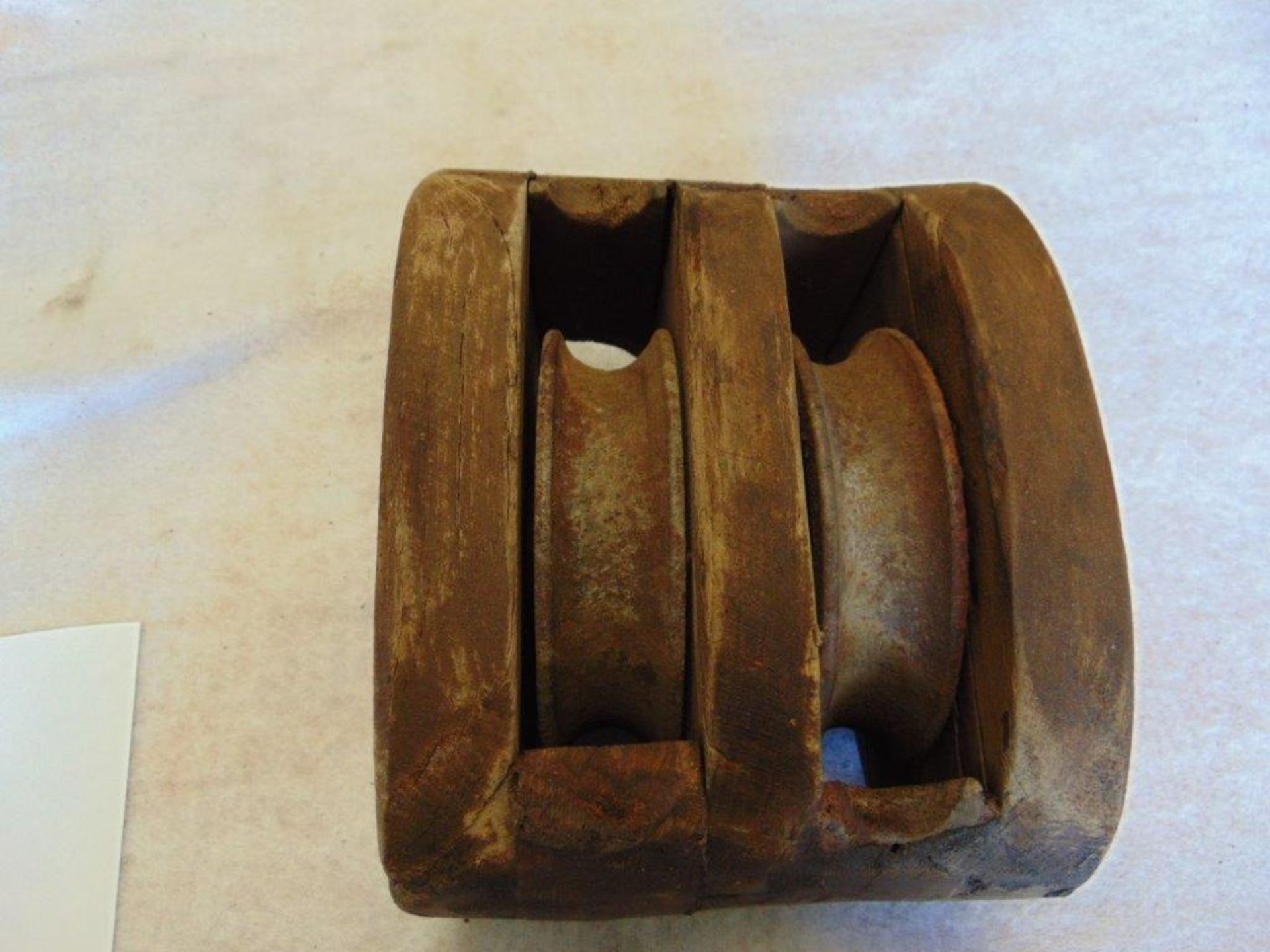 Antique Ships Rigging Block and Tackle - Image 2 of 3