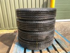 Qty 4 x Michelin 7.50 R 16 XZAI Tyres. Unused