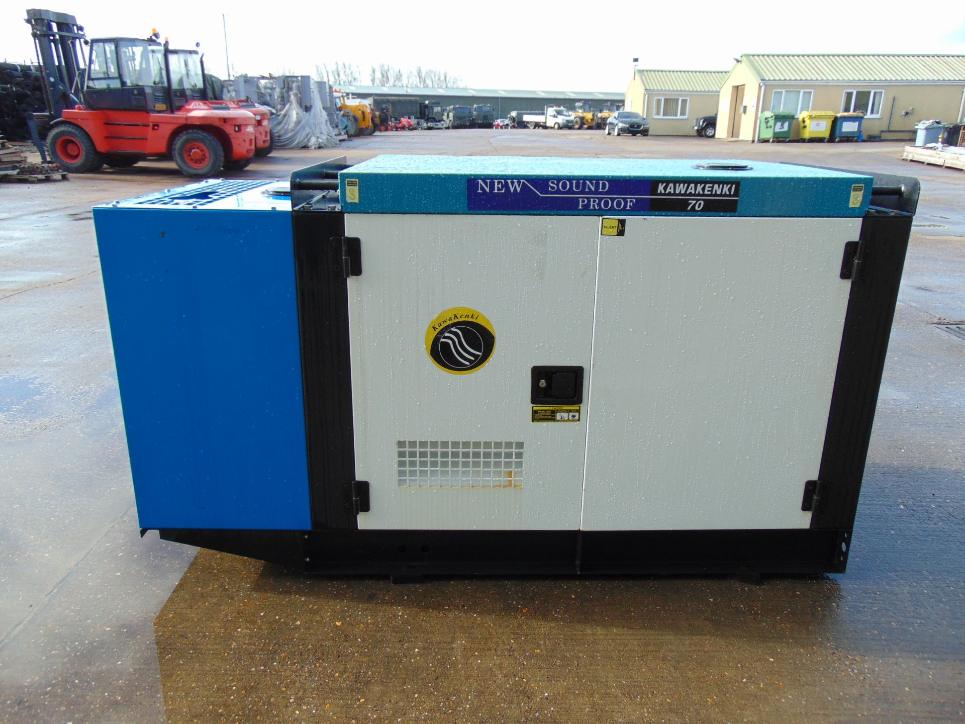 UNISSUED WITH TEST HOURS ONLY 70 KVA 3 Phase Silent Diesel Generator Set - Image 5 of 16