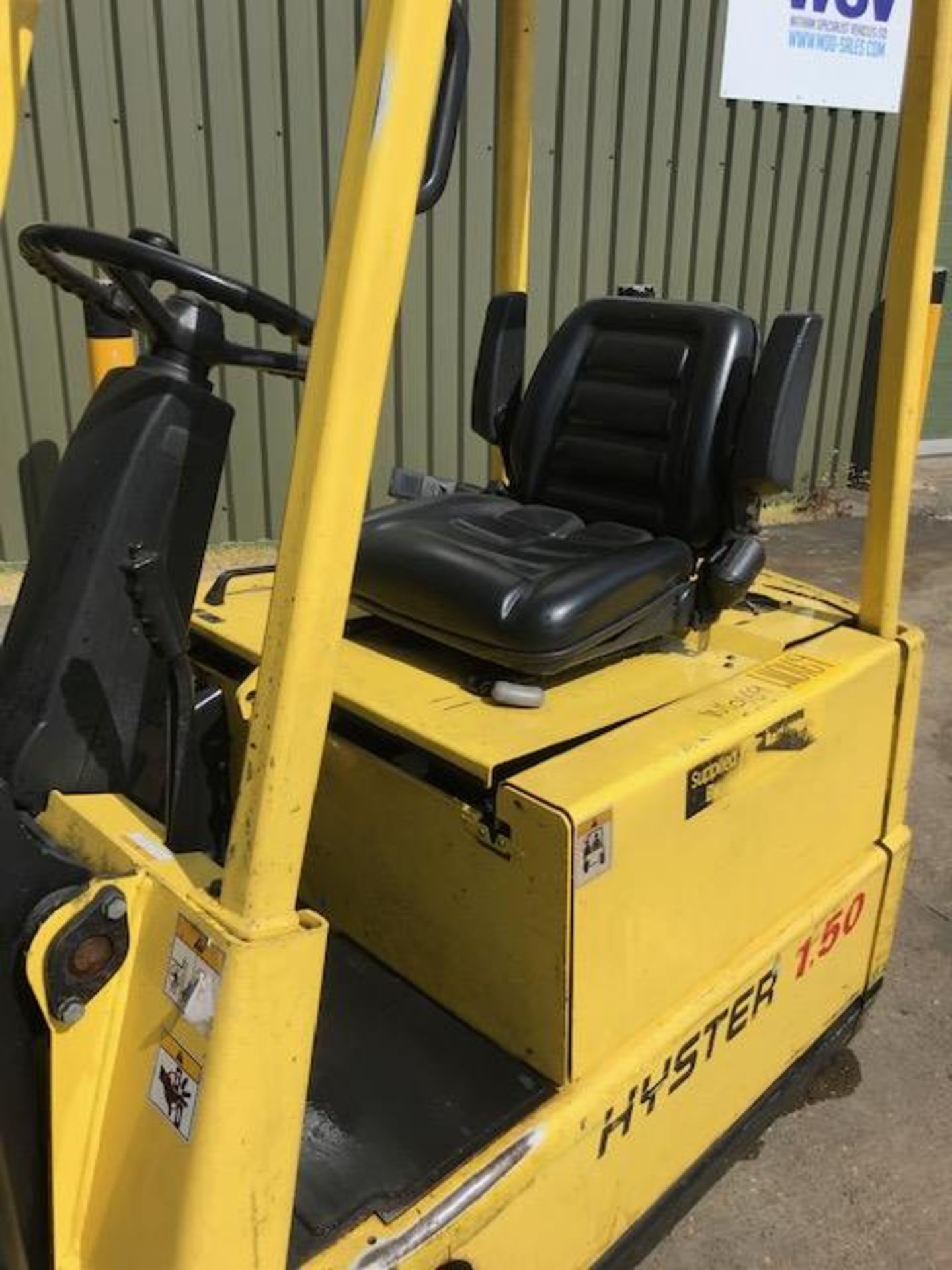 HYSTER A 1.50 XL Electric Industrial Forklift 1823 hours only - Image 7 of 8