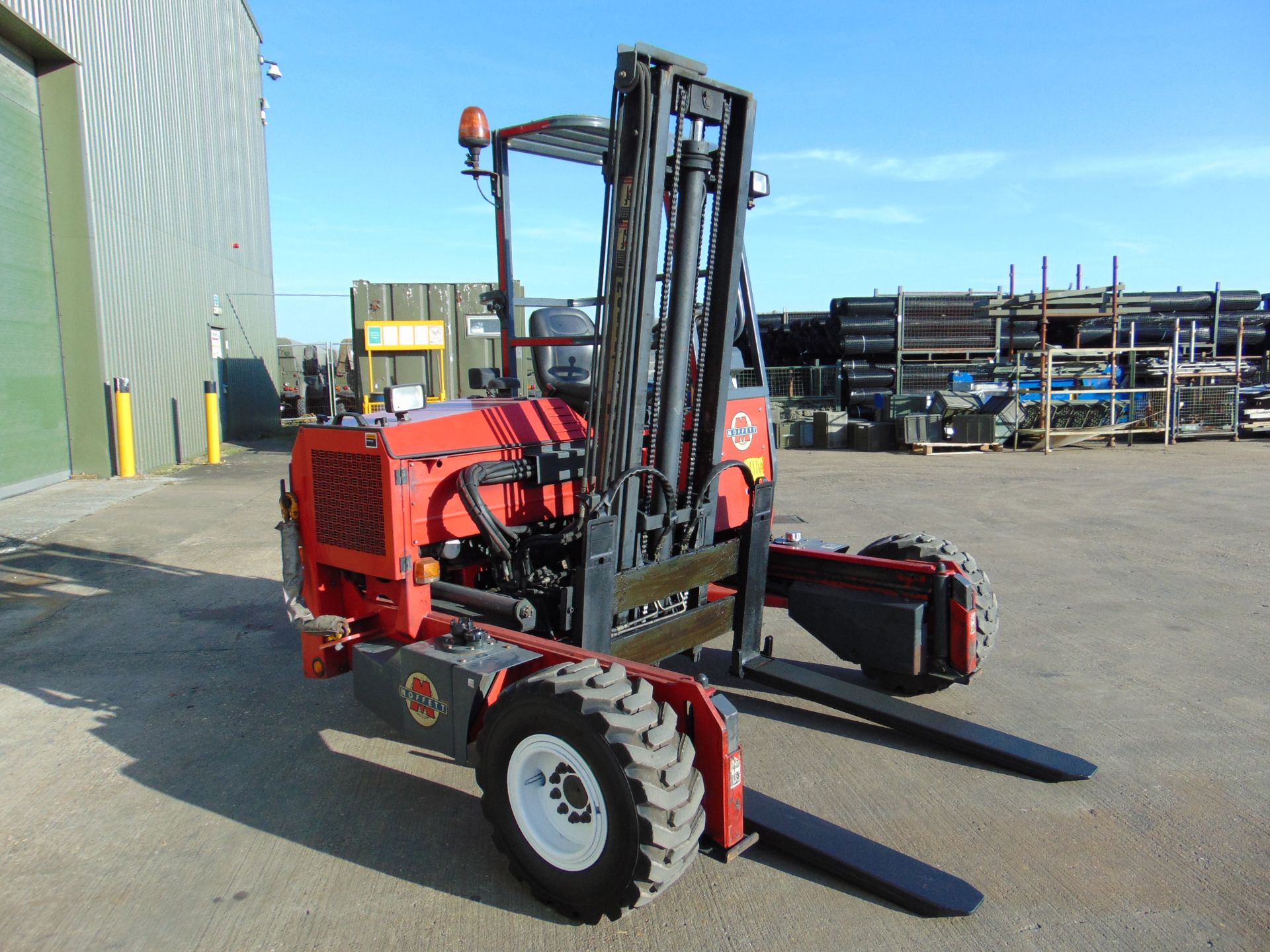 2003 Moffett Mounty M2003 Truck Mounted Forklift complete with Meijer Hydraulic Extension Forks - Image 3 of 22