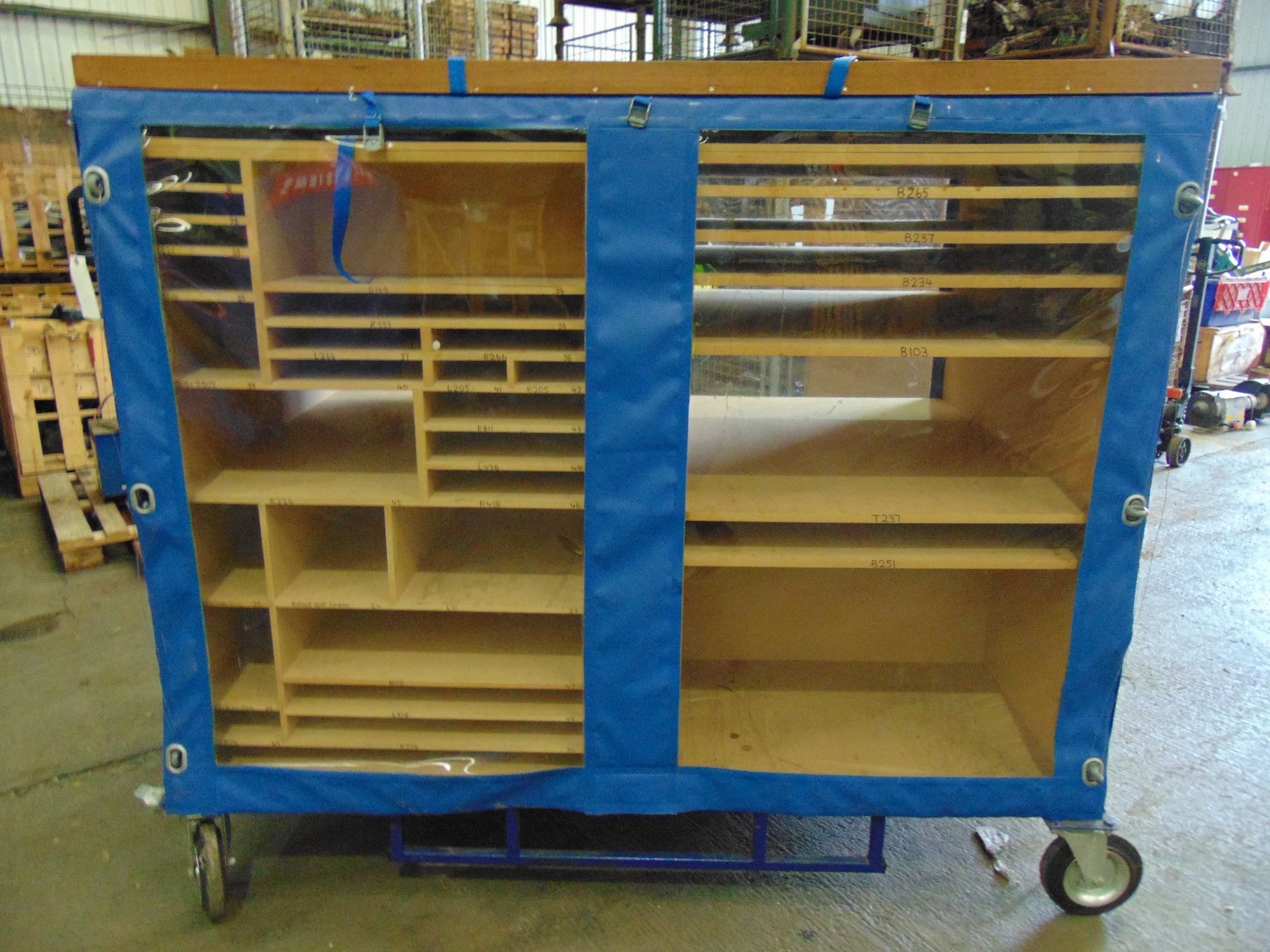 Double Sided Mobile Tool Trolley.