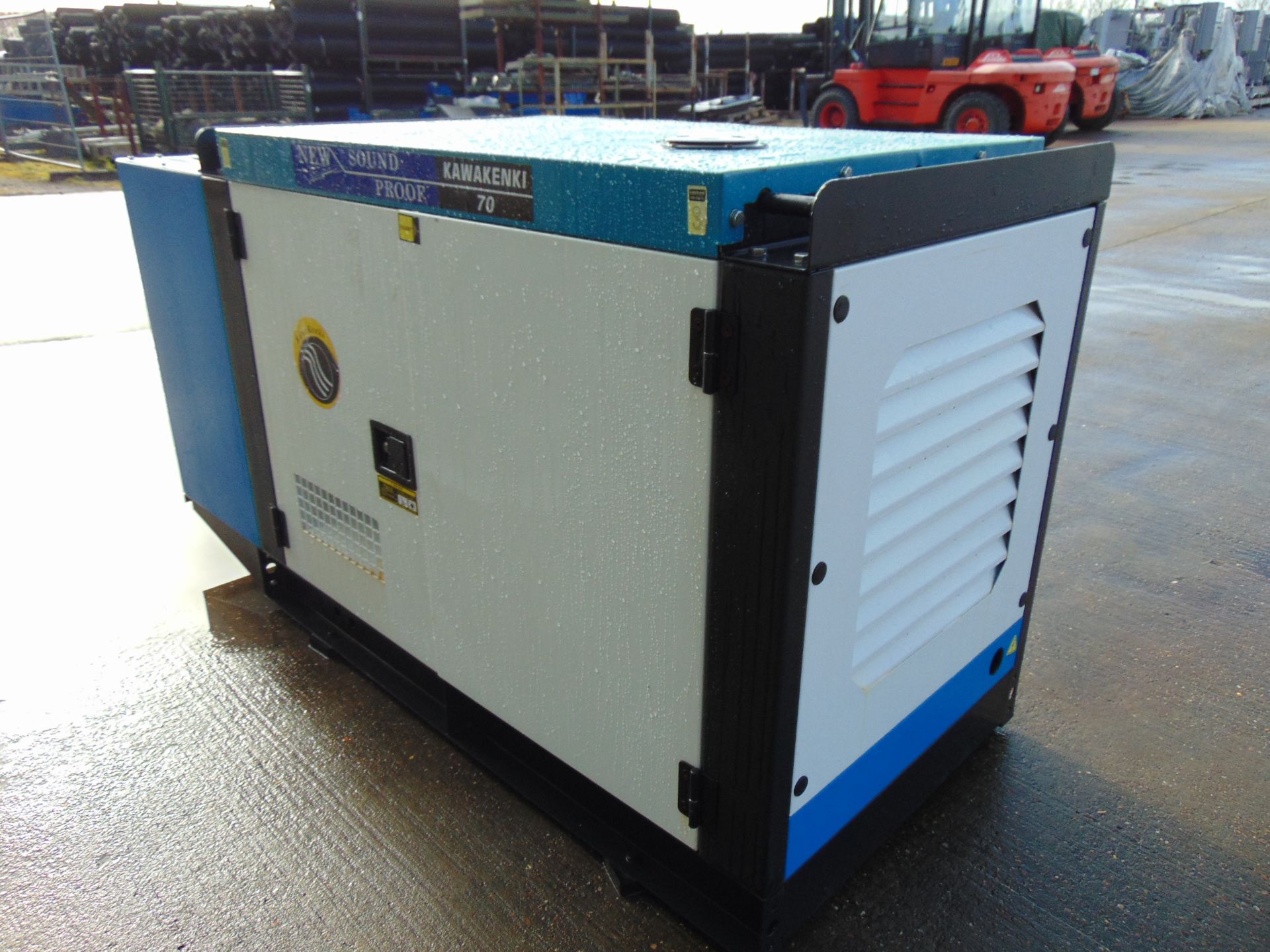 UNISSUED WITH TEST HOURS ONLY 70 KVA 3 Phase Silent Diesel Generator Set - Image 6 of 16