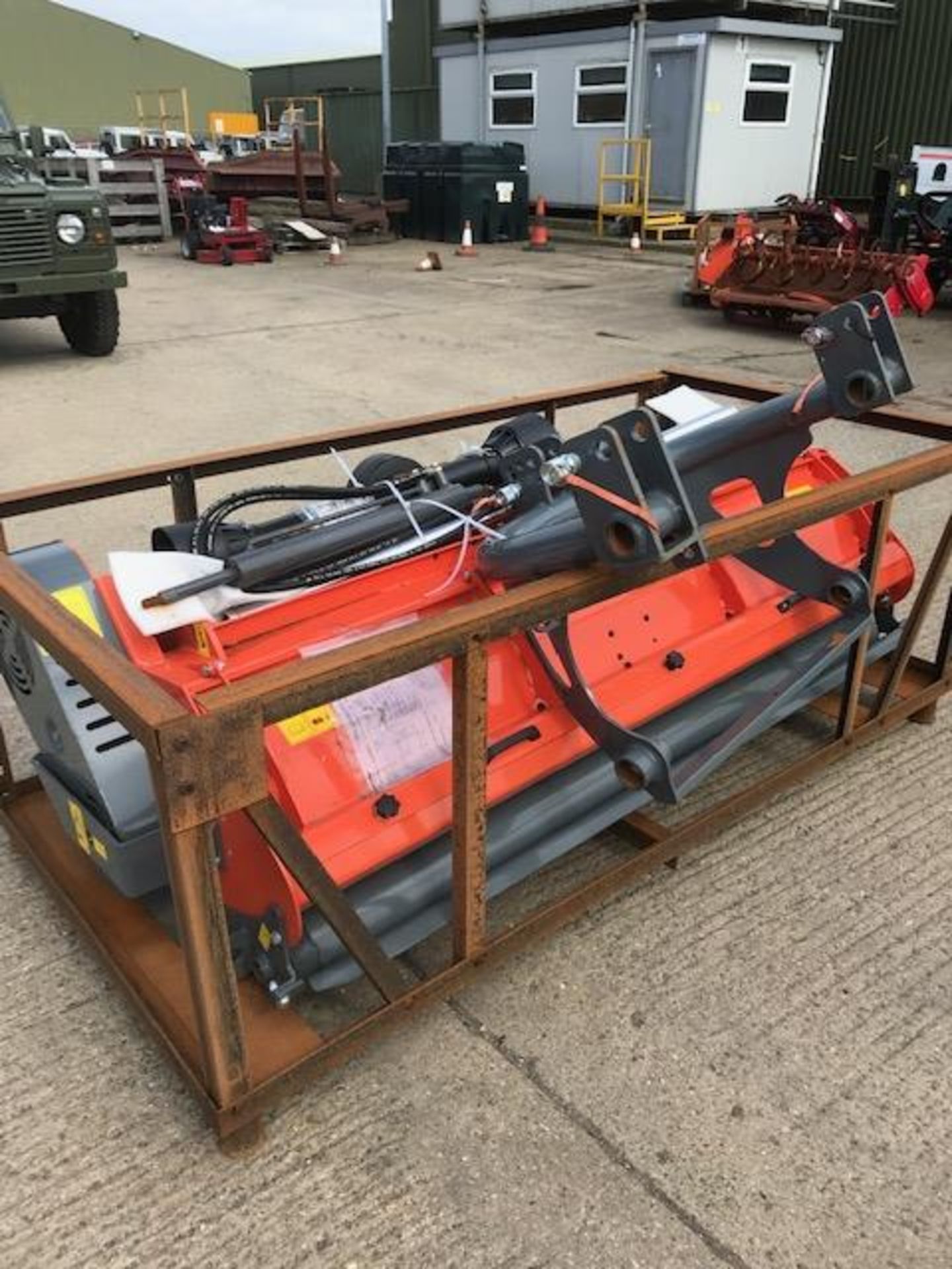 New and Unused Manufactured 2019 Flail Mower with Roller and Hydraulic Side shift