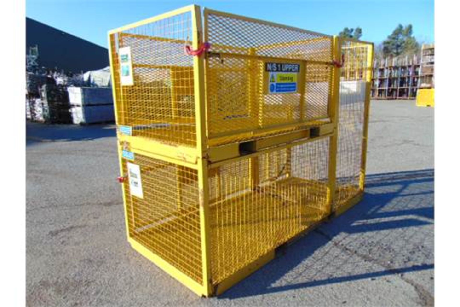 Drop Side Cage Pallet / Triple Stillage Assy - Bild 3 aus 9