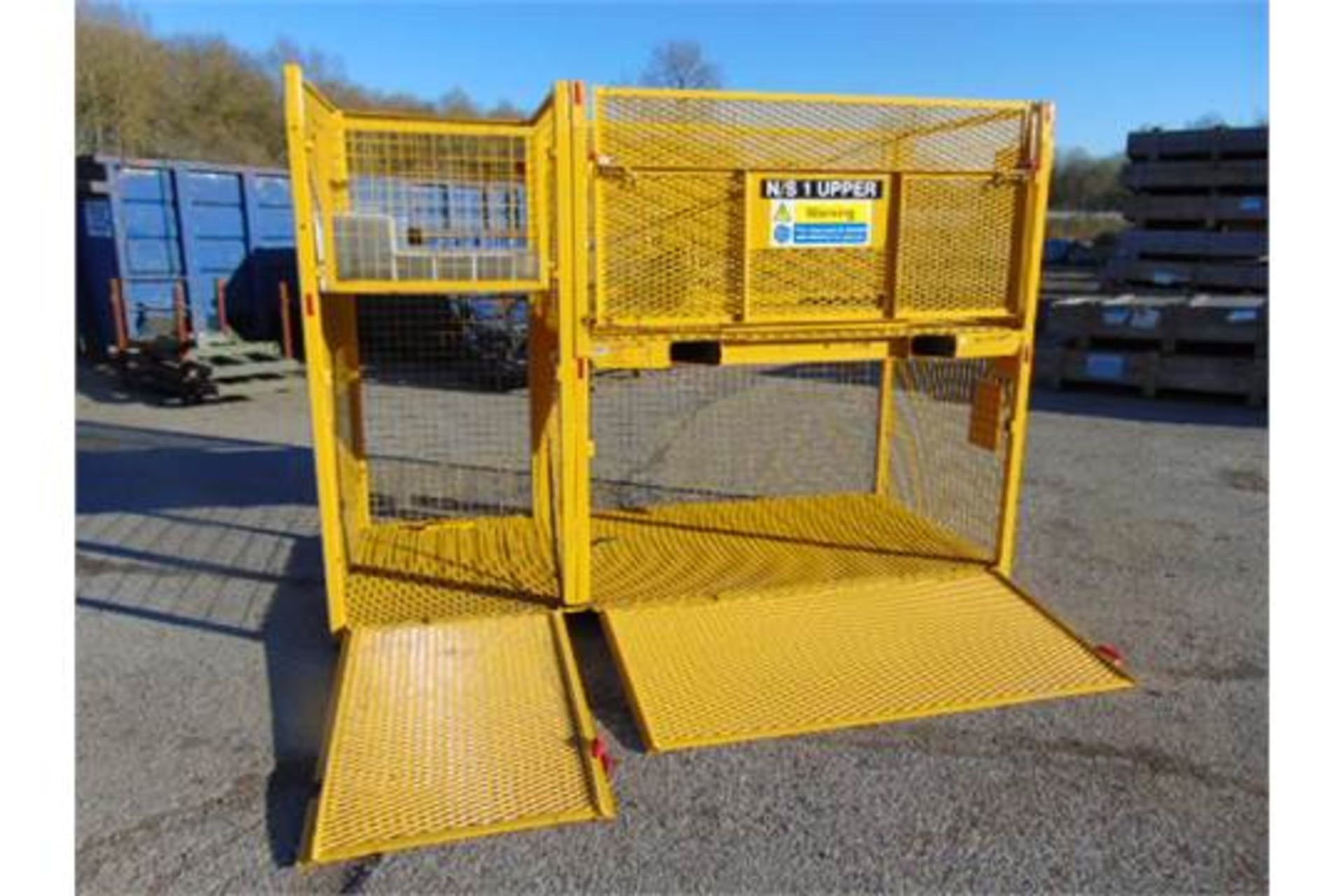 Drop Side Cage Pallet / Triple Stillage Assy - Image 4 of 9