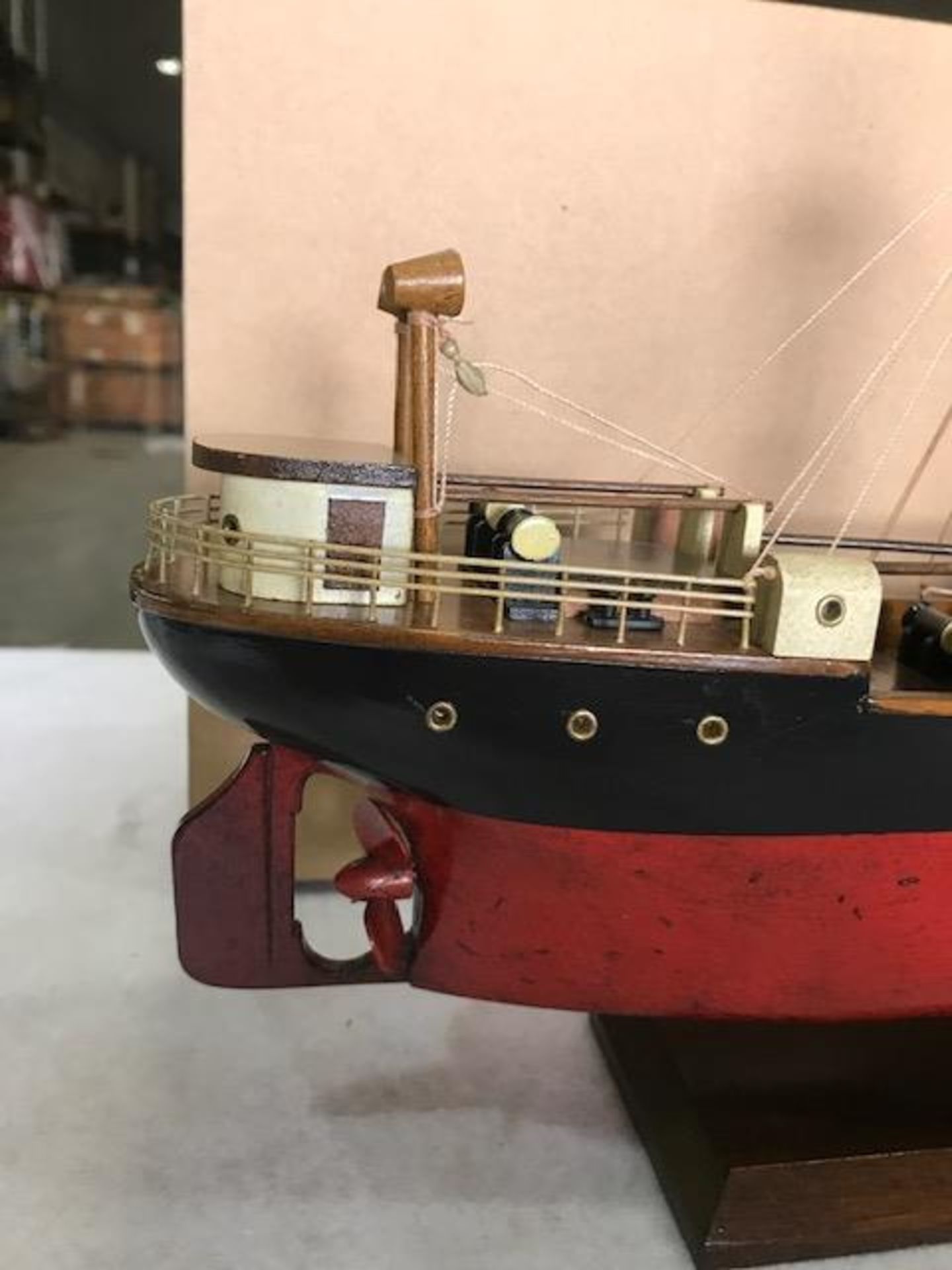 Detailed Model of The Tramp Steamer MALACCA 1897 - Image 3 of 4