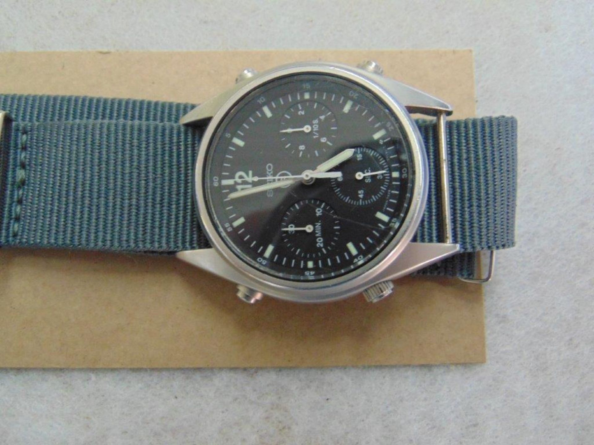 Very Rare Seiko Gen 1 RAF Pilots Chrono - Image 2 of 4