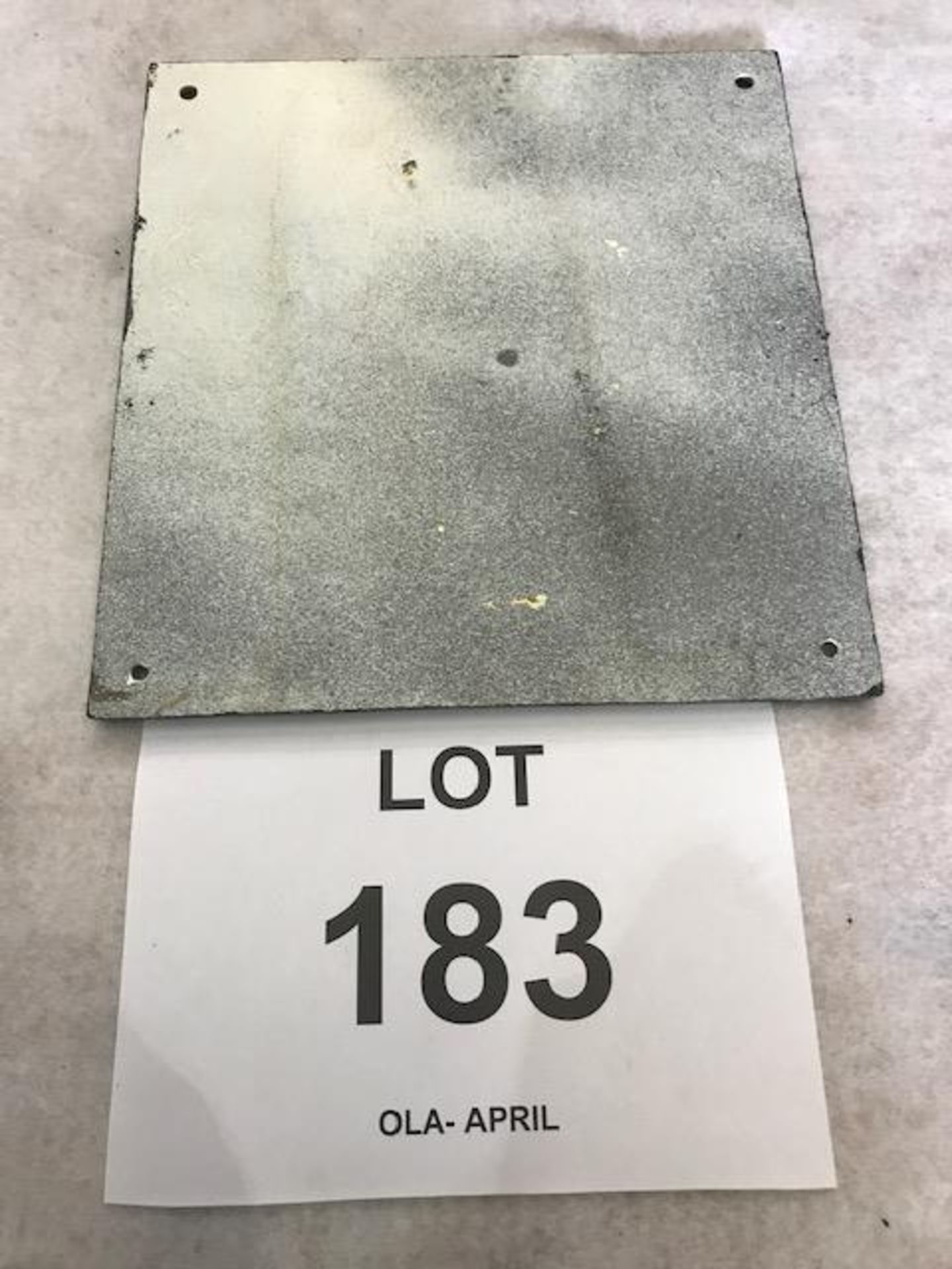 Unissued GN and WR Cast Iron Railway Sign - Image 2 of 2