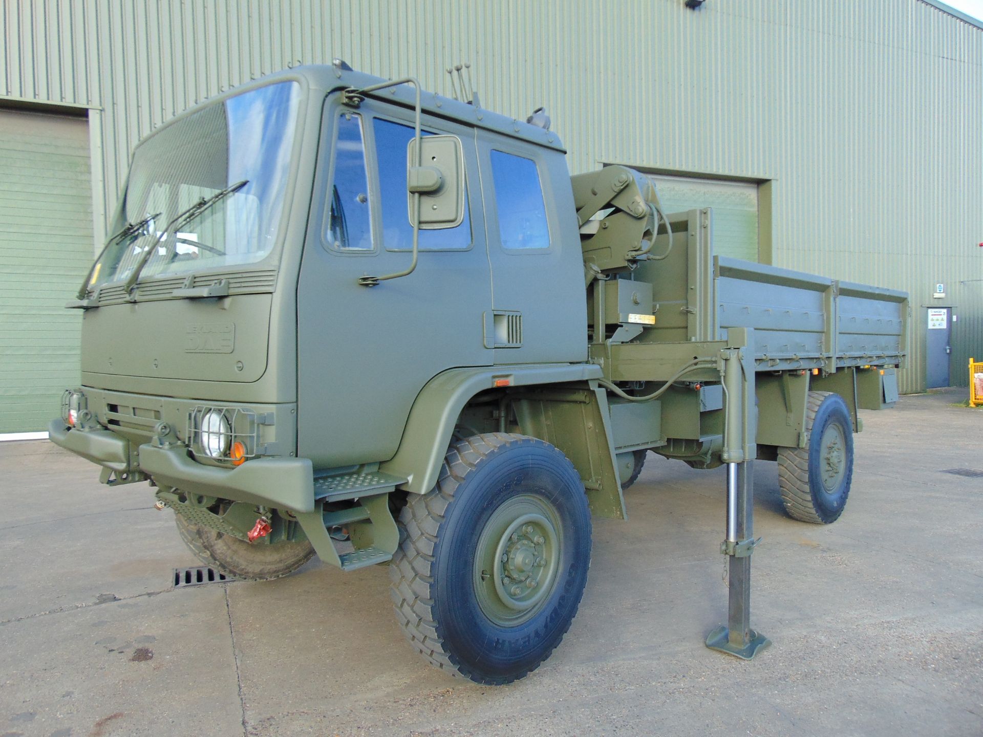 Leyland DAF 4X4 Truck complete with Atlas Crane - Image 12 of 36