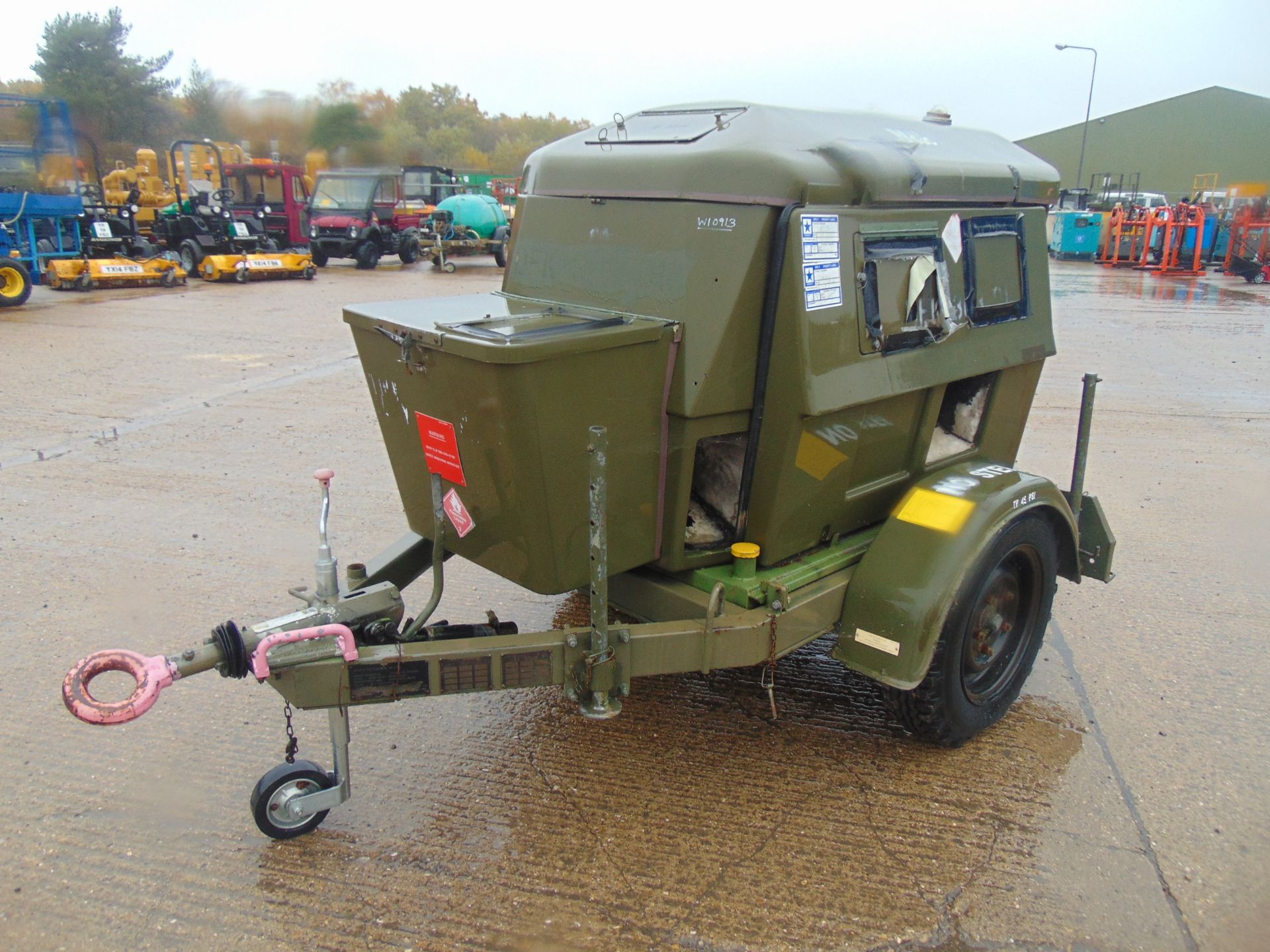 Ex Uk Royal Air Force Trailer Mounted 25 KVA Generator - Image 3 of 15